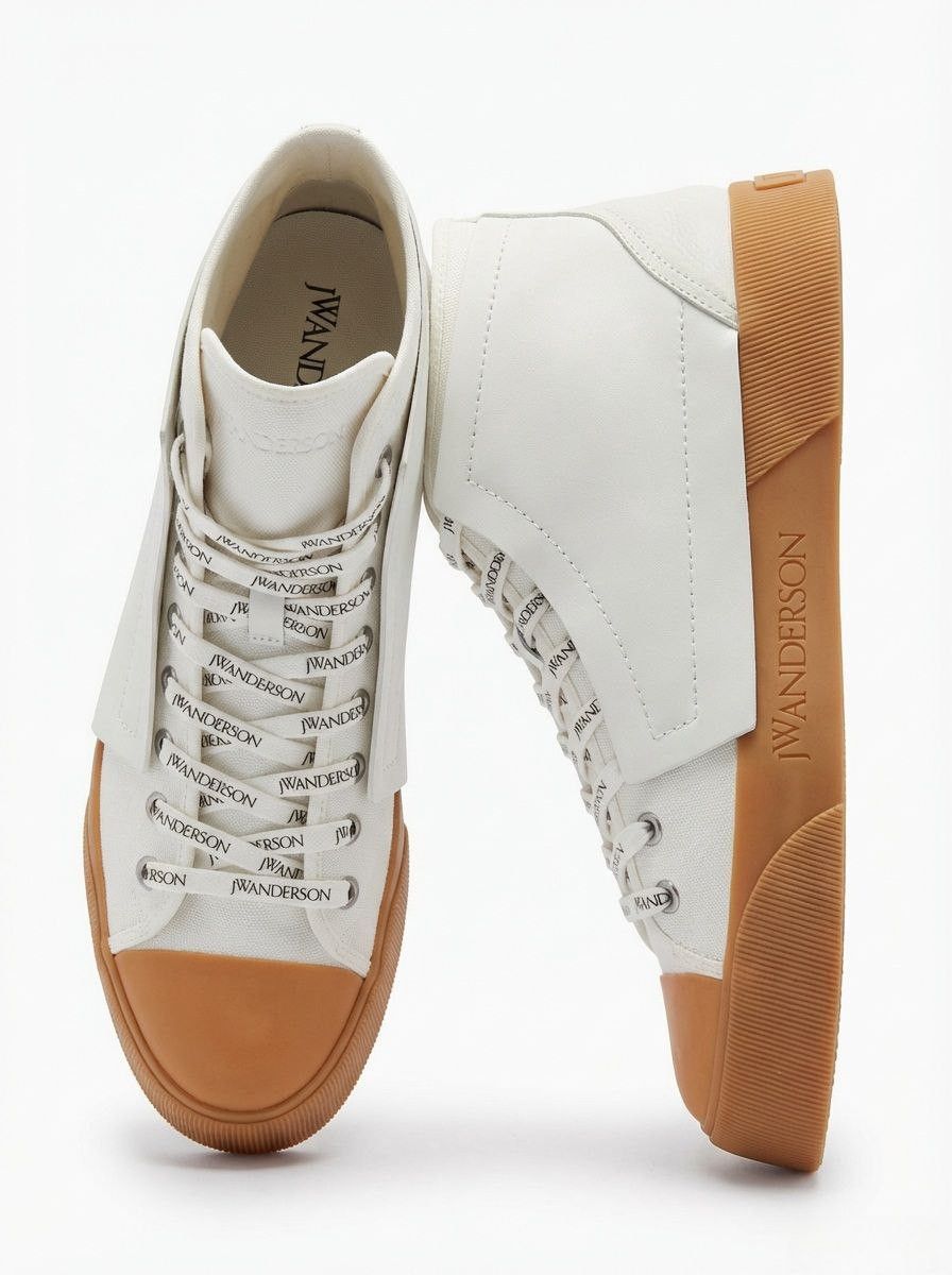 JW Anderson Chunky High-Top Sneakers – White / Gum Sole RRP $450 Size US 9 / IT 39 - 8 Thumbnail