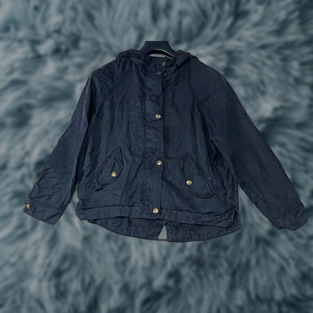 American Eagle Outfitters American Eagle Outfitters Jacket Mens Size S Lined Utility Pockets Zip Black Cotton Flannel Military Style Size US S / EU 44-46 / 1 - 1 Thumbnail