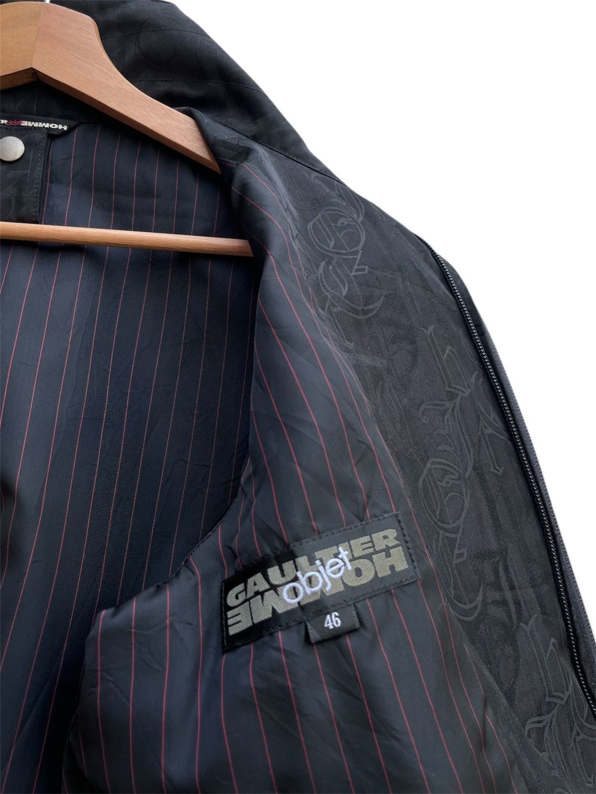 Gaultier Homme Objet RARE‼️ Gaultier Homme Objet Double Zip Monogram Jacket Size US S / EU 44-46 / 1 - 16 Thumbnail