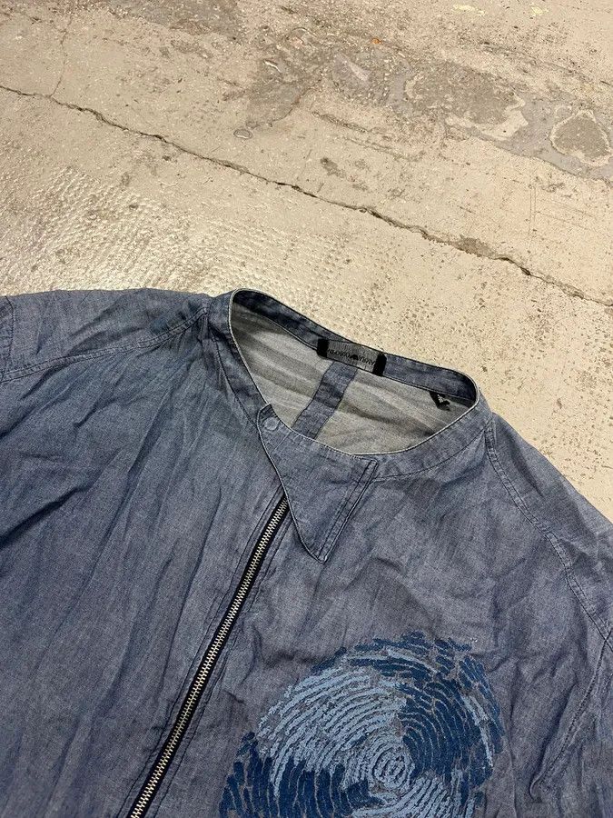 Emporio Armani SS2020 Emporio Armani Embroidered Soft Blue Denim Jacket Size US M / EU 48-50 / 2 - 5 Thumbnail