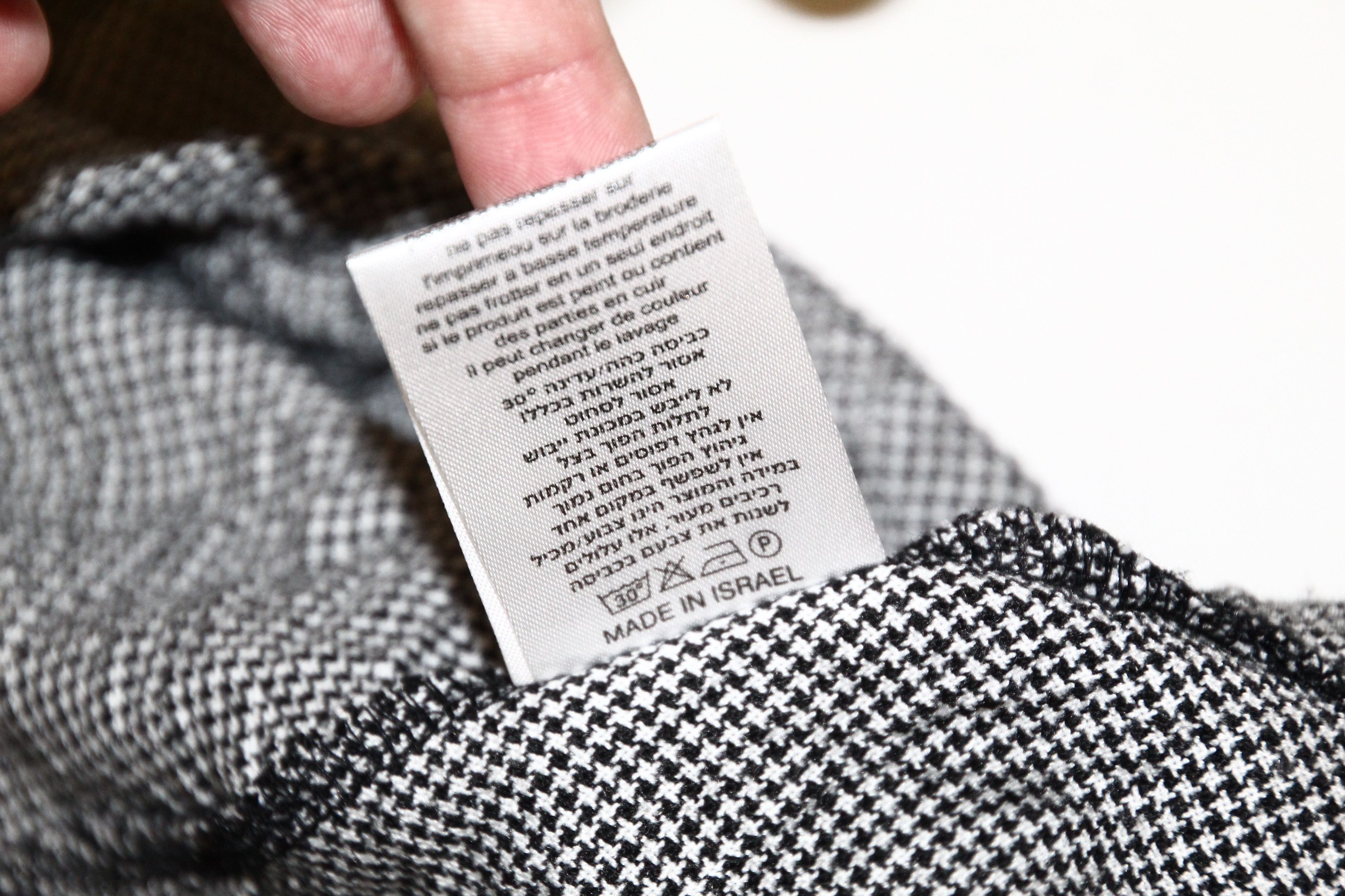 Other Gershon Bram Design Loose Fit Houndstooth Tunic Dress Size L / US 10 / IT 46 - 11 Thumbnail