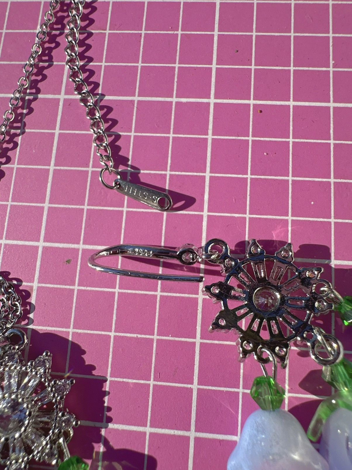 Nine West Nine West 2pc set necklace + earring blue gradient Morning G Size ONE SIZE - 9 Thumbnail