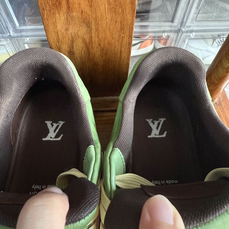 Louis Vuitton Tyler x Louis Vuitton Green Trainer Sneakers -2508 Size US 8 / EU 41 - 8 Thumbnail