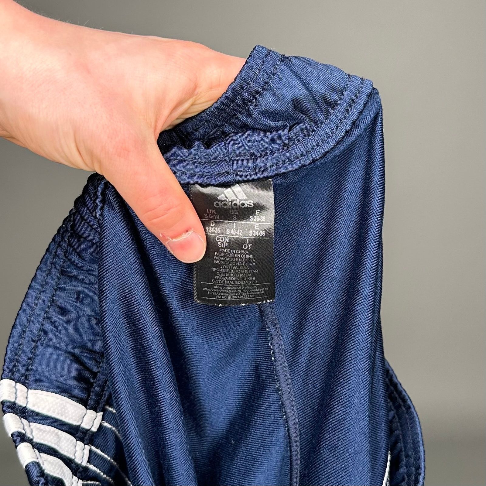 Adidas Vintage Y2K Adidas Sweatpants Mens S Relaxed Fit Navy Blue Size US 30 / EU 46 - 4 Thumbnail