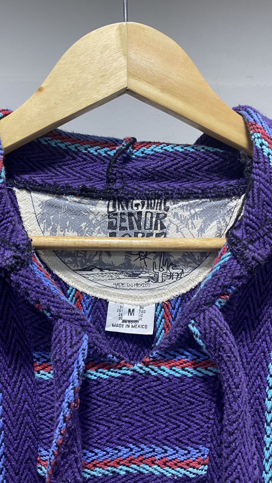 Vintage Vintage Knit Baja Hoodie Mexico 90s Size M / US 6-8 / IT 42-44 - 5 Thumbnail