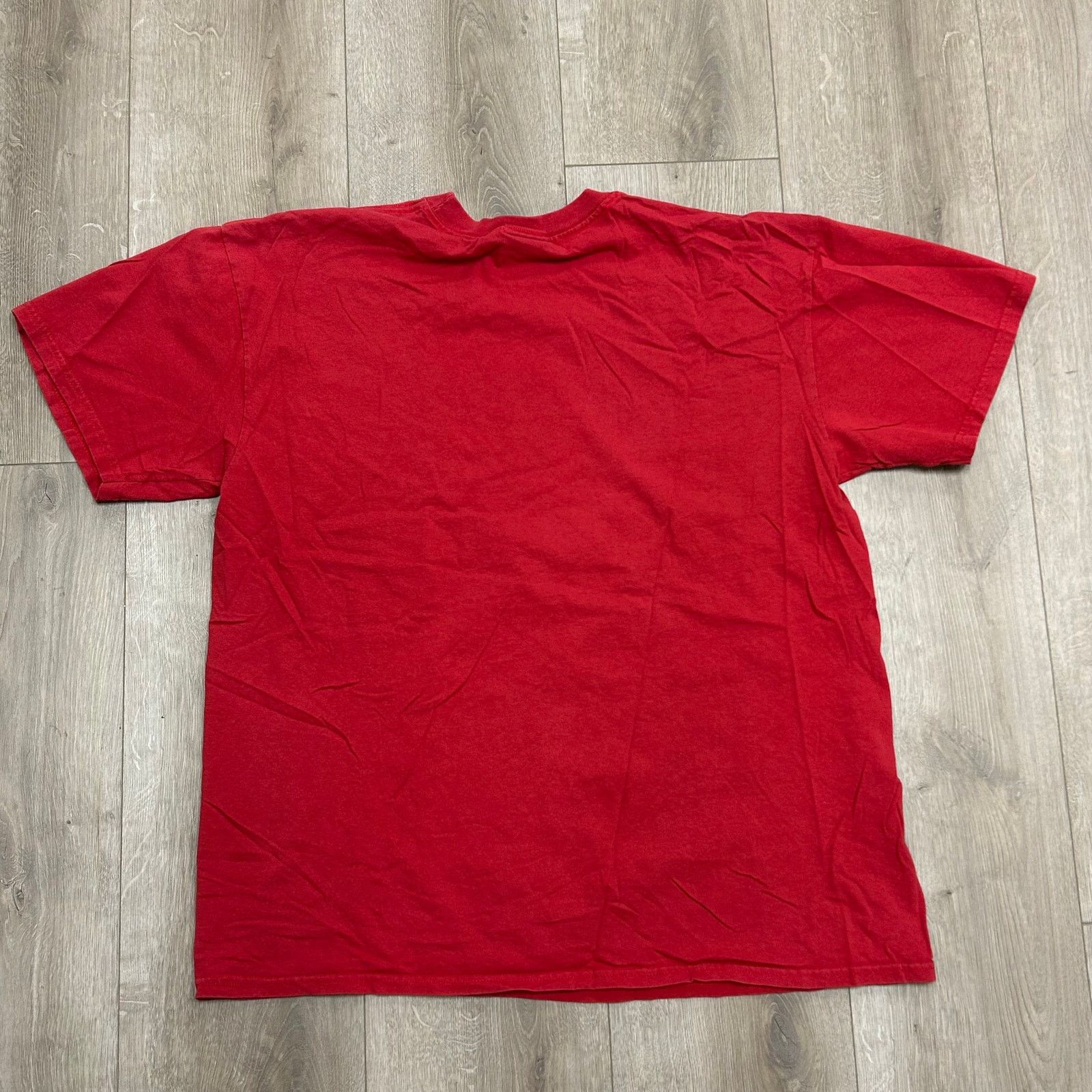Nike Nike Gray Tag Swoosh Logo Red Tee T Shirt Size XL B9 Size US XL / EU 56 / 4 - 5 Thumbnail