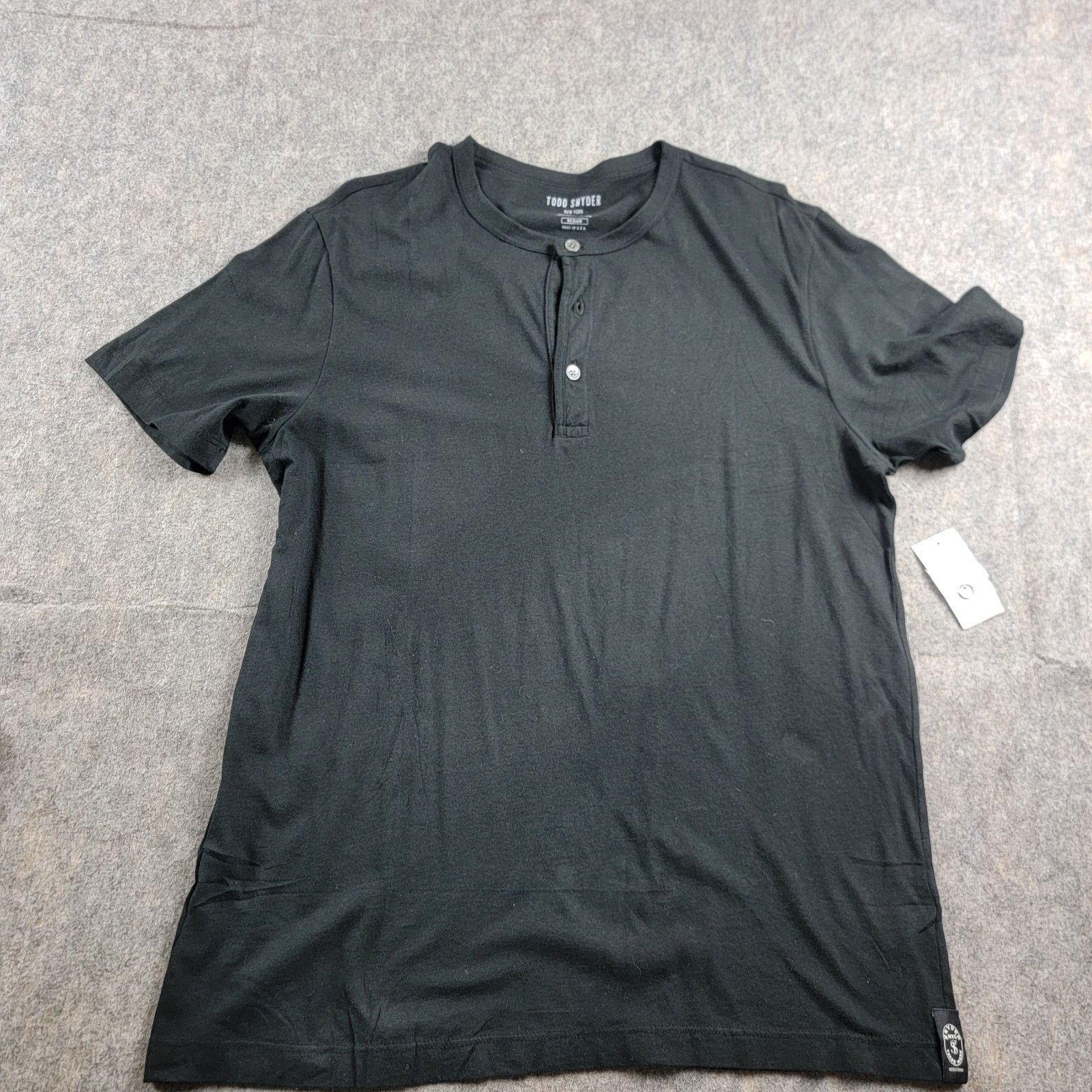 Todd Snyder Todd Snyder Premium Jersey Henley T-Shirt Short Sleeve *Read Size US M / EU 48-50 / 2 - 1 Thumbnail