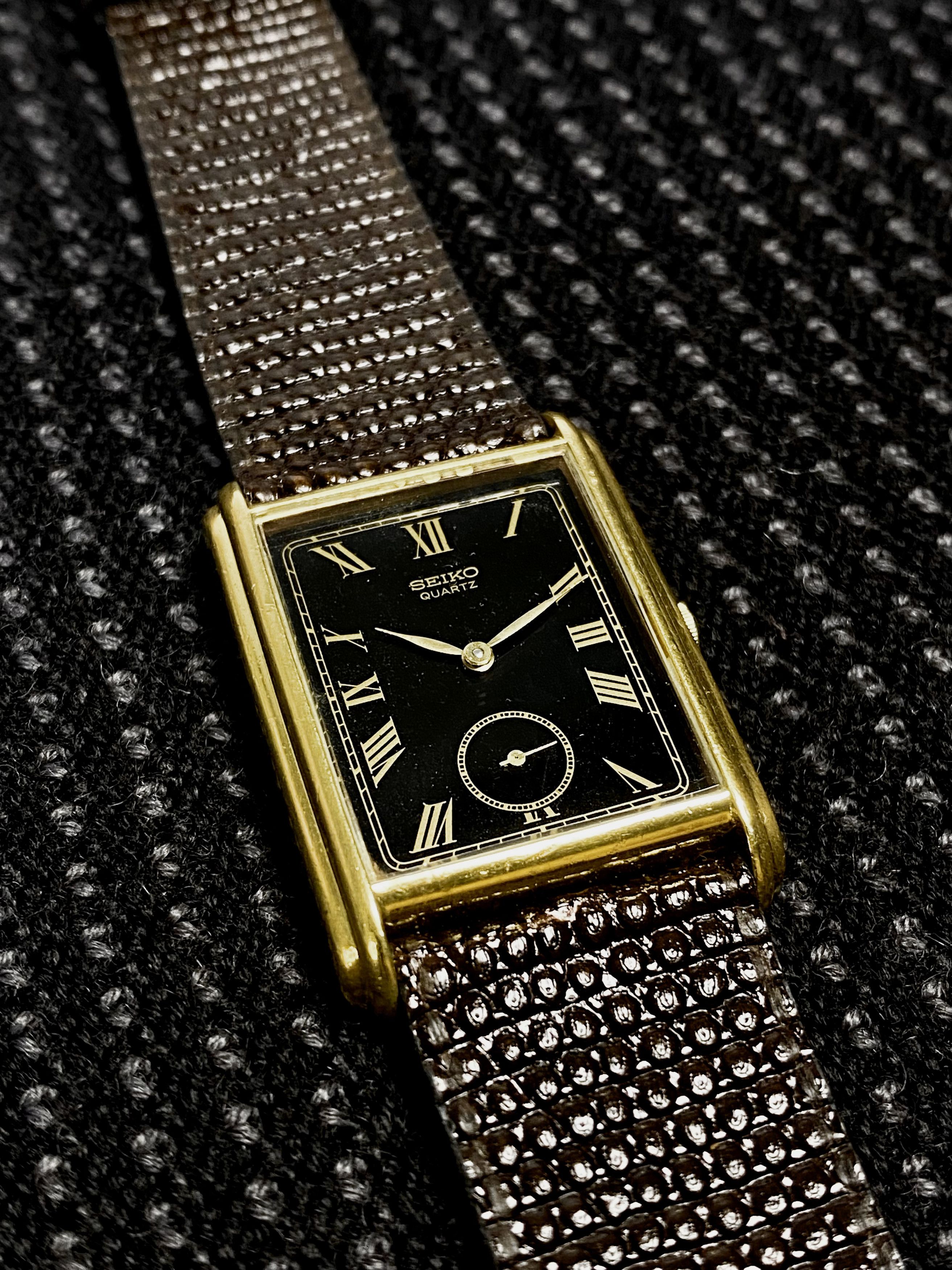 Seiko × Vintage 💥 Vtg 80's Seiko Sub Second Tank Size ONE SIZE - 3 Thumbnail
