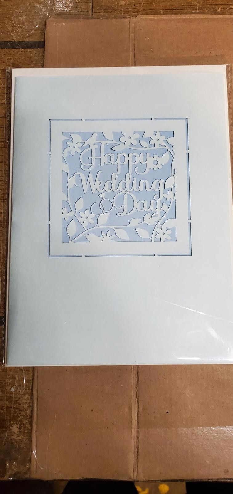 2120 Handcrafted Pop-Up Just Married Wedding Card - Act Fast! Size ONE SIZE - 2 Thumbnail