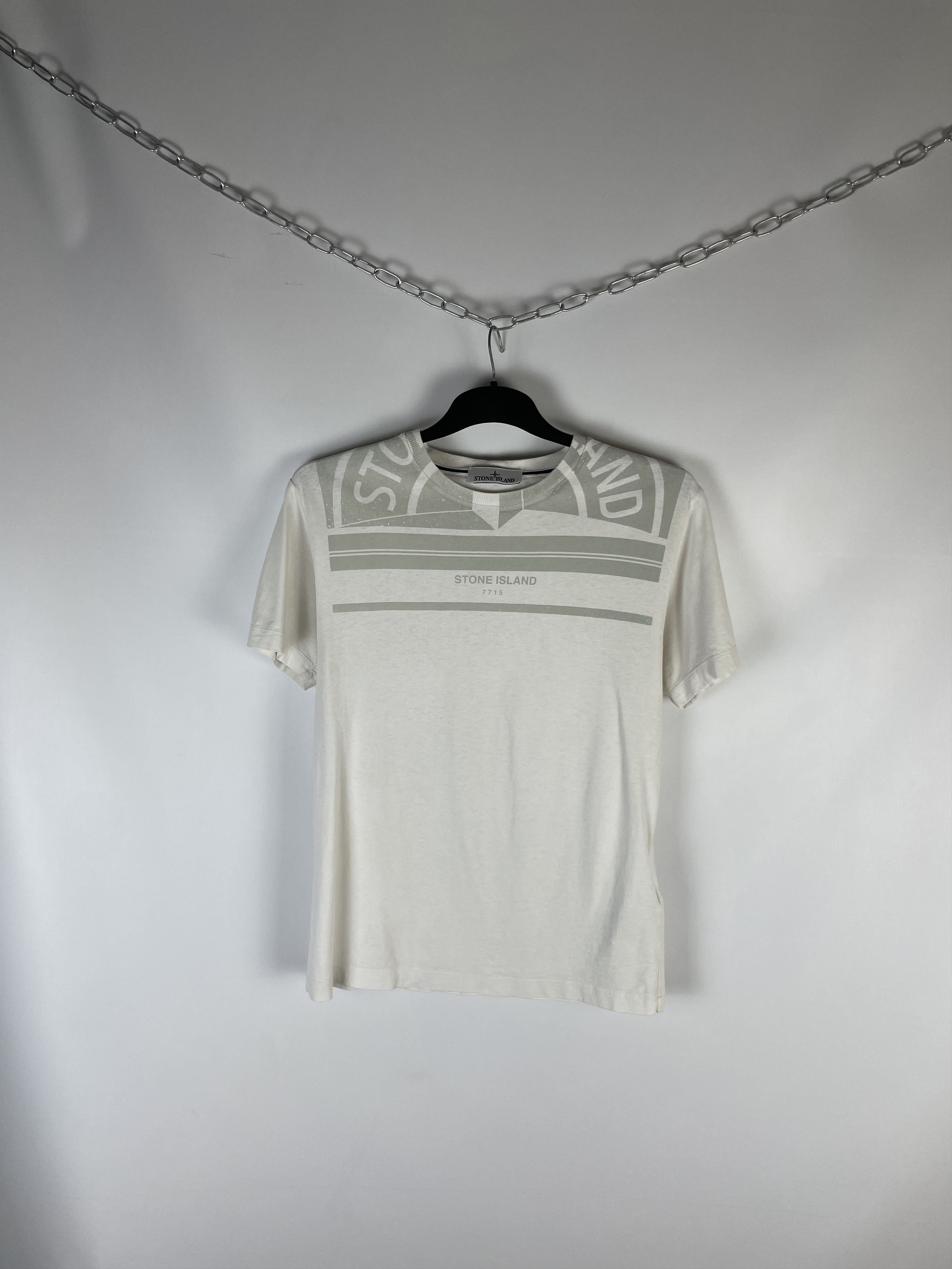 Stone Island Vintage Stone Island Center Logo T-Shirt Size US M / EU 48-50 / 2 - 1 Thumbnail