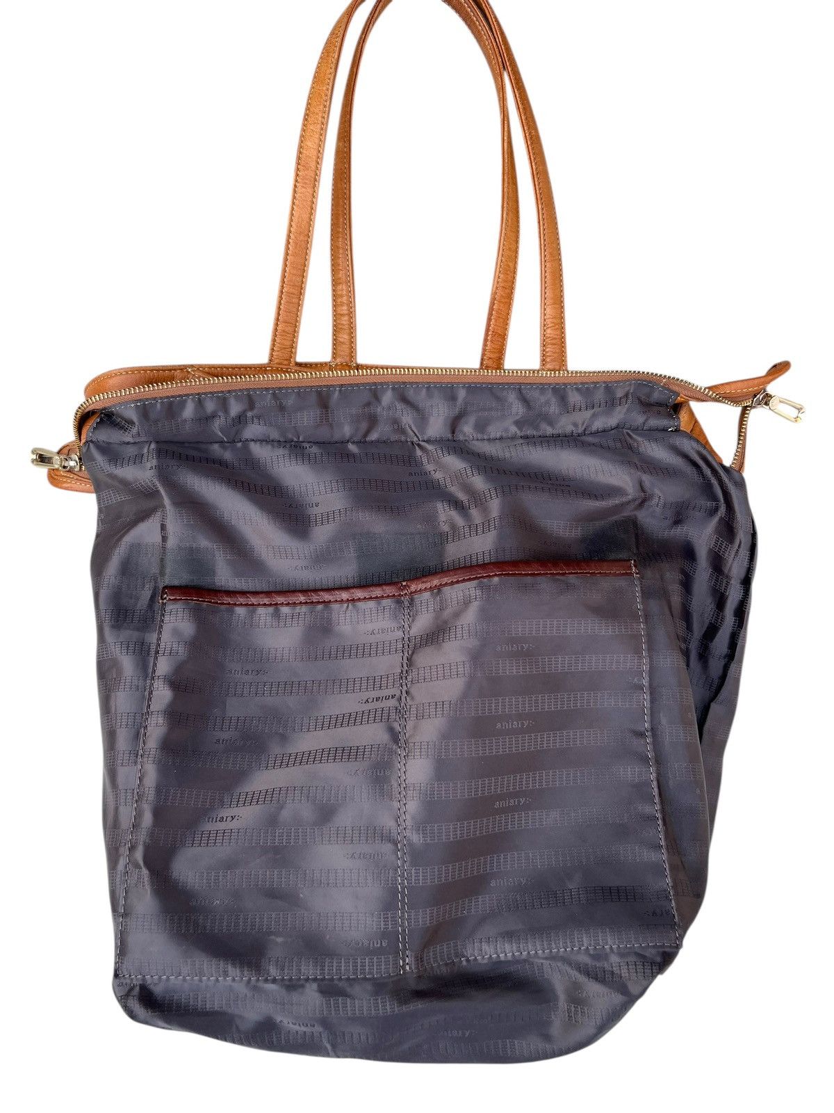 Leather Aniary Japan Patina Leather Tote Bag Cargo Size ONE SIZE - 22 Thumbnail