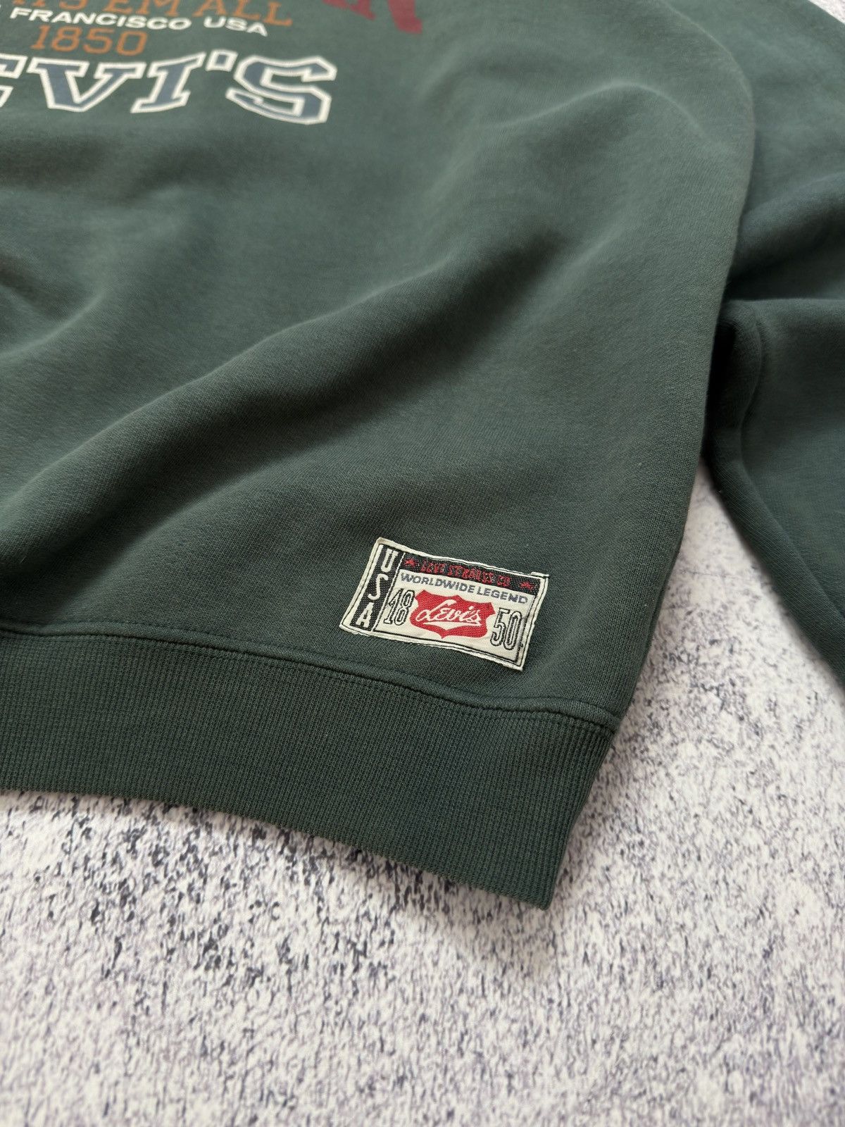 Levi's LEVI'S VINTAGE MADE IN USA SWEATSHIRT BIG LOGO 90s Size US L / EU 52-54 / 3 - 5 Thumbnail