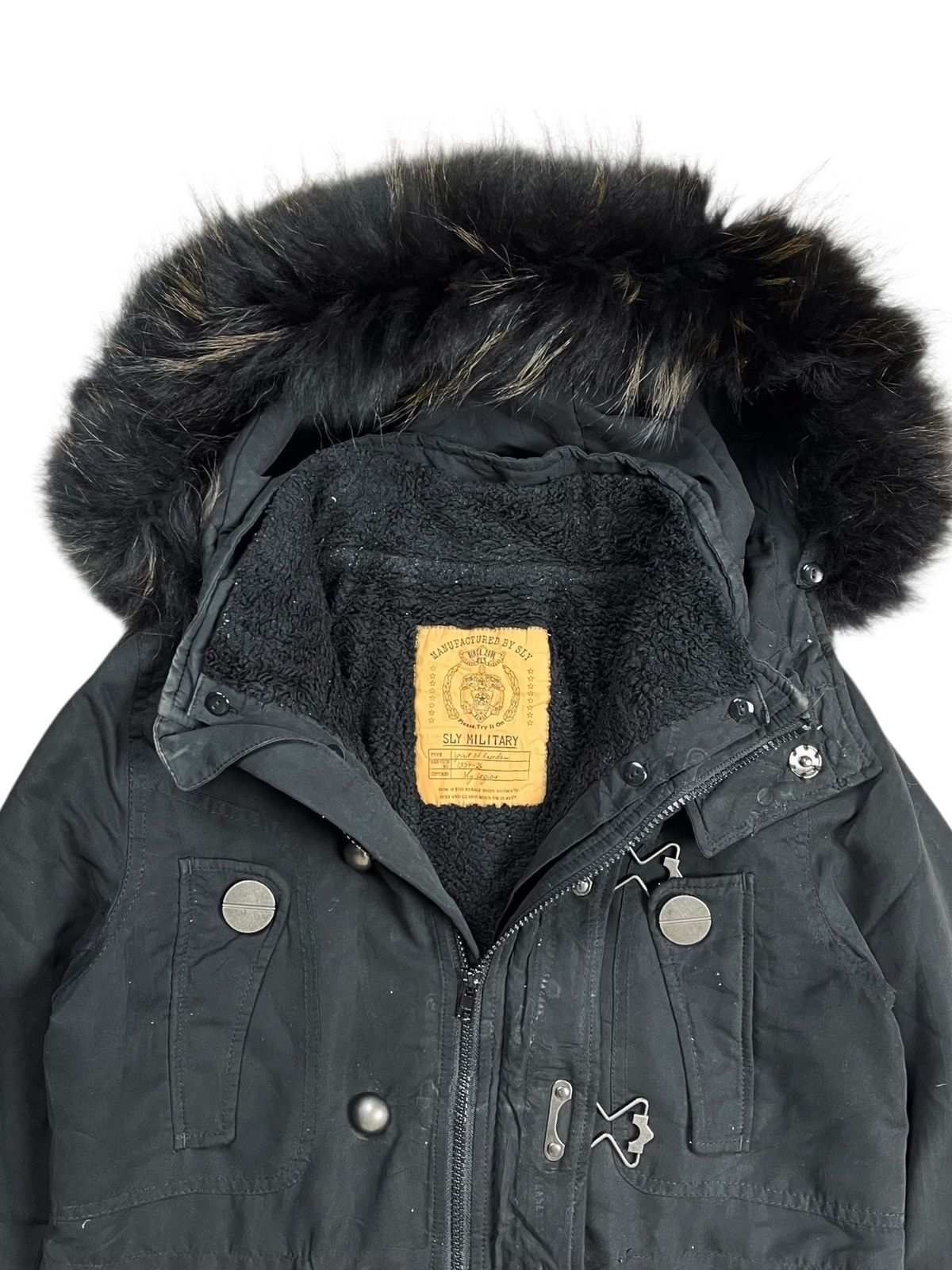 14th Addiction 2000s SLY - Vkei Style Fur Hoodie Jacket Size US M / EU 48-50 / 2 - 7 Thumbnail