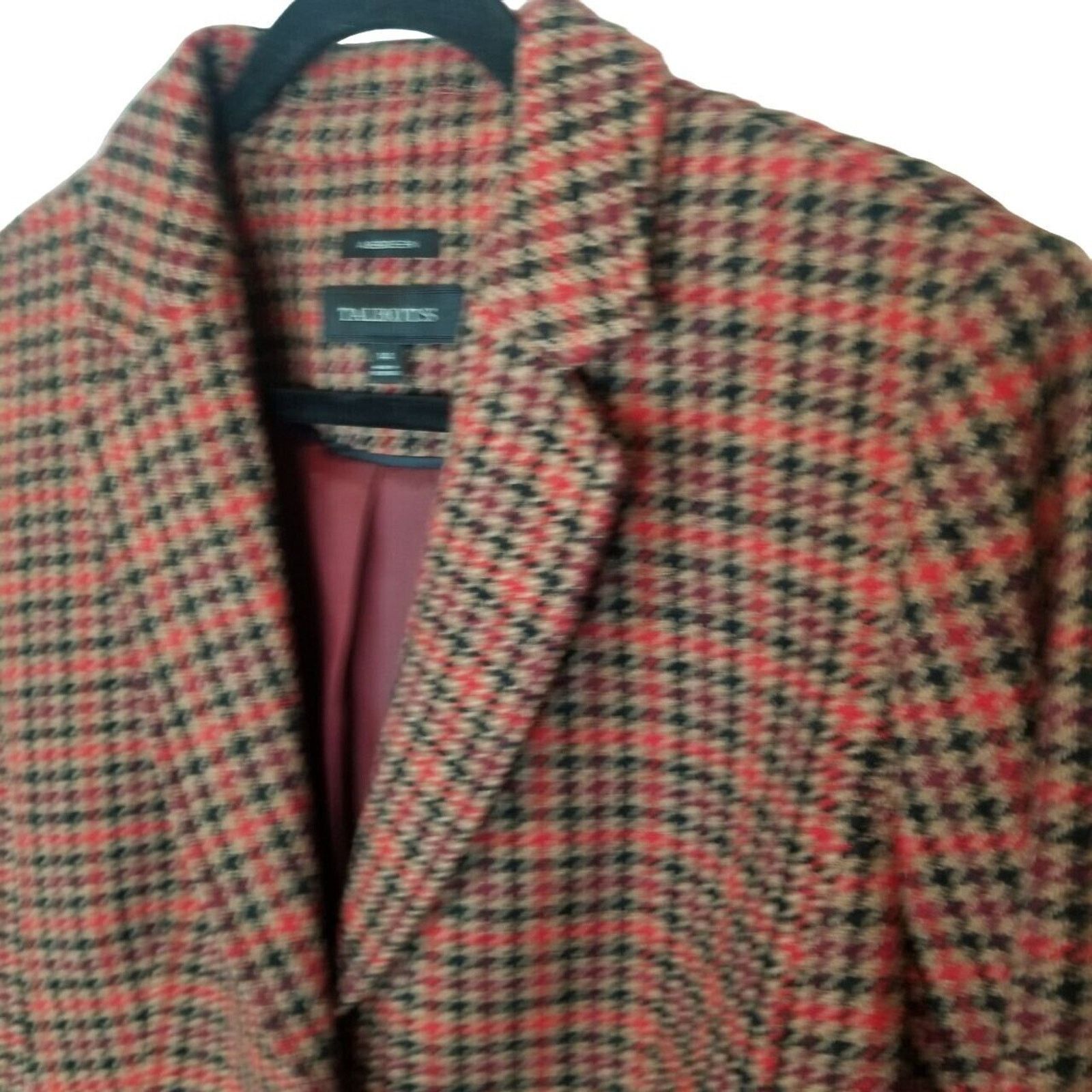 Robert Talbott Talbots Womens Wool Houndstooth Aberdeen Blazer Size 14 Size XL / US 12-14 / IT 48-50 - 5 Thumbnail