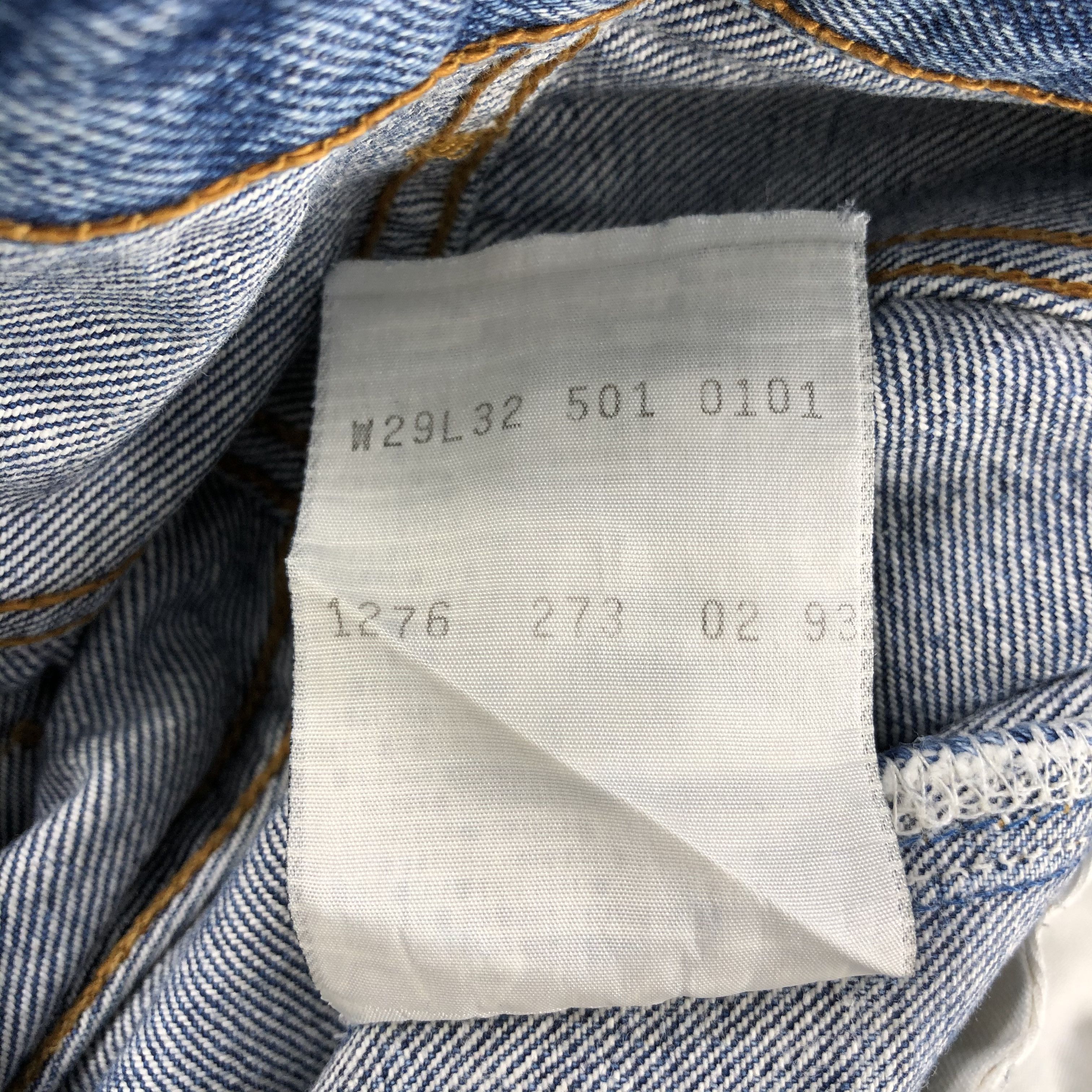 Levi's Vintage Levi's 501 Jeans Faded Blue Denim KJ373 Size US 29 - 10 Thumbnail