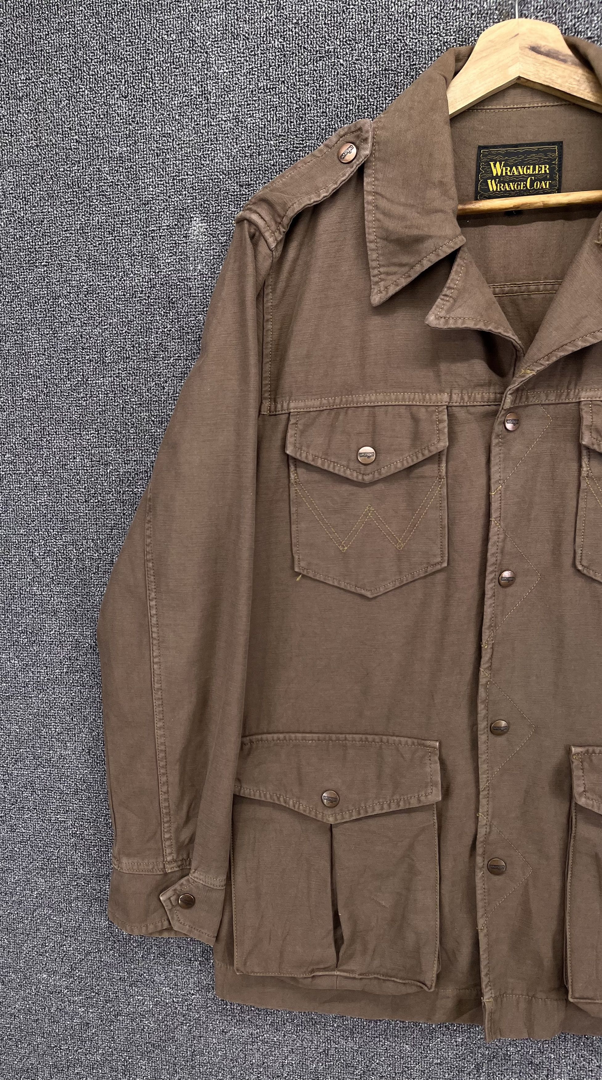 Vintage Vintage Wrangler Wrange Coat Button Up Western Jacket Size L / US 10 / IT 46 - 3 Thumbnail