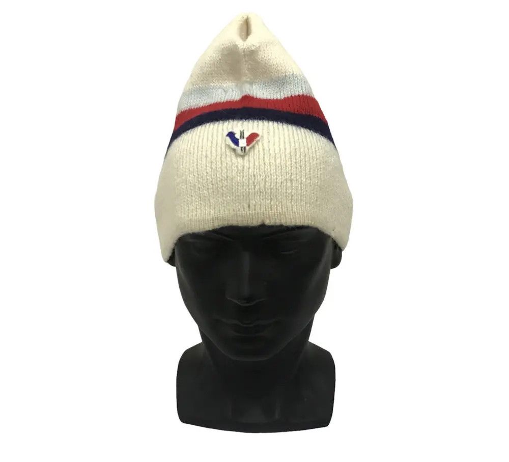 Japanese Brand × Vintage Japanese Brand Stripe Design Beanie Hat Size ONE SIZE - 1 Thumbnail