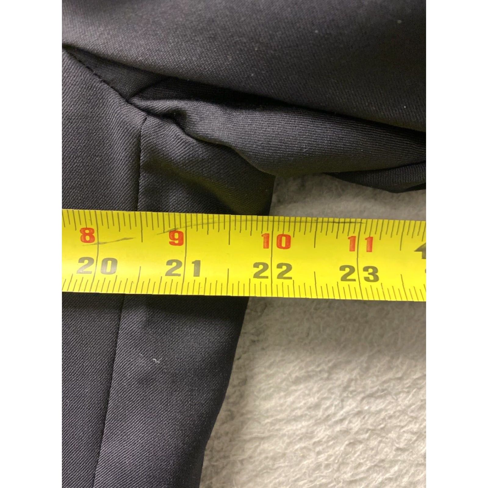 Hugo Boss Hugo Boss Men's Sport Coat Blazer 44L Black Wool Regular Fit Single-Breasted Casual Formal Size 44R - 5 Thumbnail