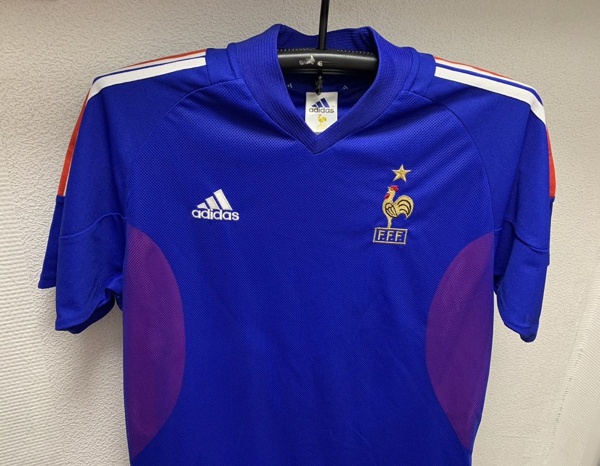 Adidas Adidas vintage France soccer jersey 2002/04 M size 3 Size US M / EU 48-50 / 2 - 2 Thumbnail