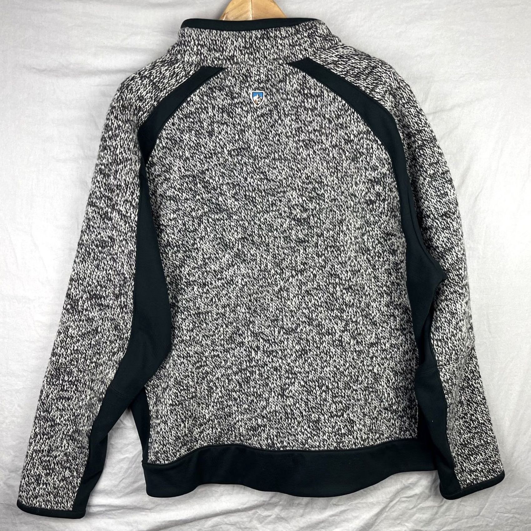 Vintage Kuhl Stout Jacket Mens 2XL Black Wool Knit Zip Up Boxy Size US XXL / EU 58 / 5 - 7 Thumbnail