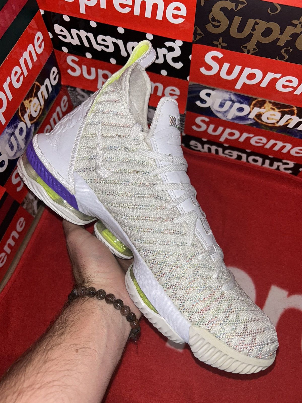 Nike Nike LeBron 16 Buzz Lightyear AO2588-102 size 12 Size US 12 / EU 45 - 7 Thumbnail