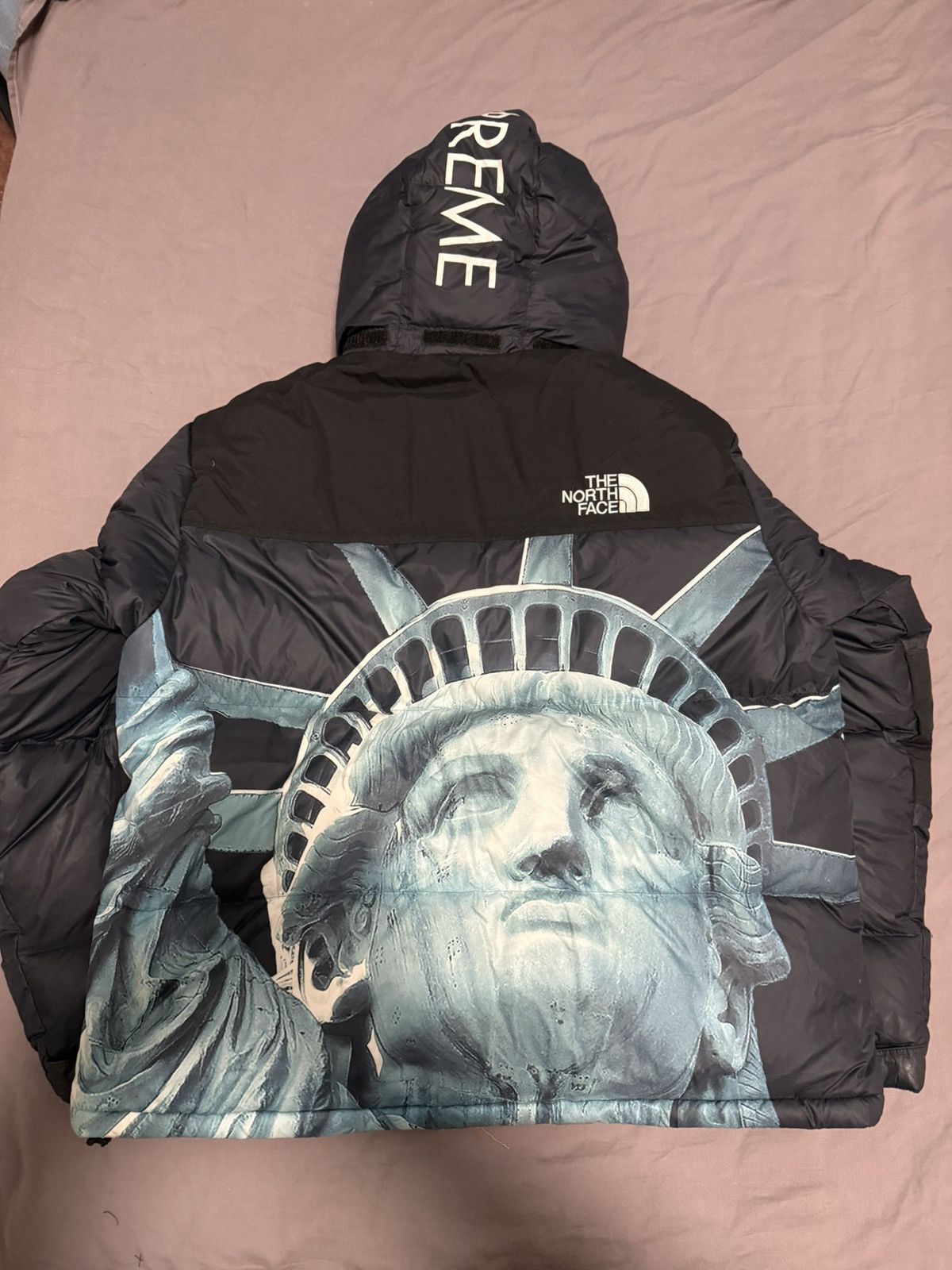 The North Face Supreme tnf north statue of liberty baltoro nuptse Jacket Size US M / EU 48-50 / 2 - 2 Thumbnail