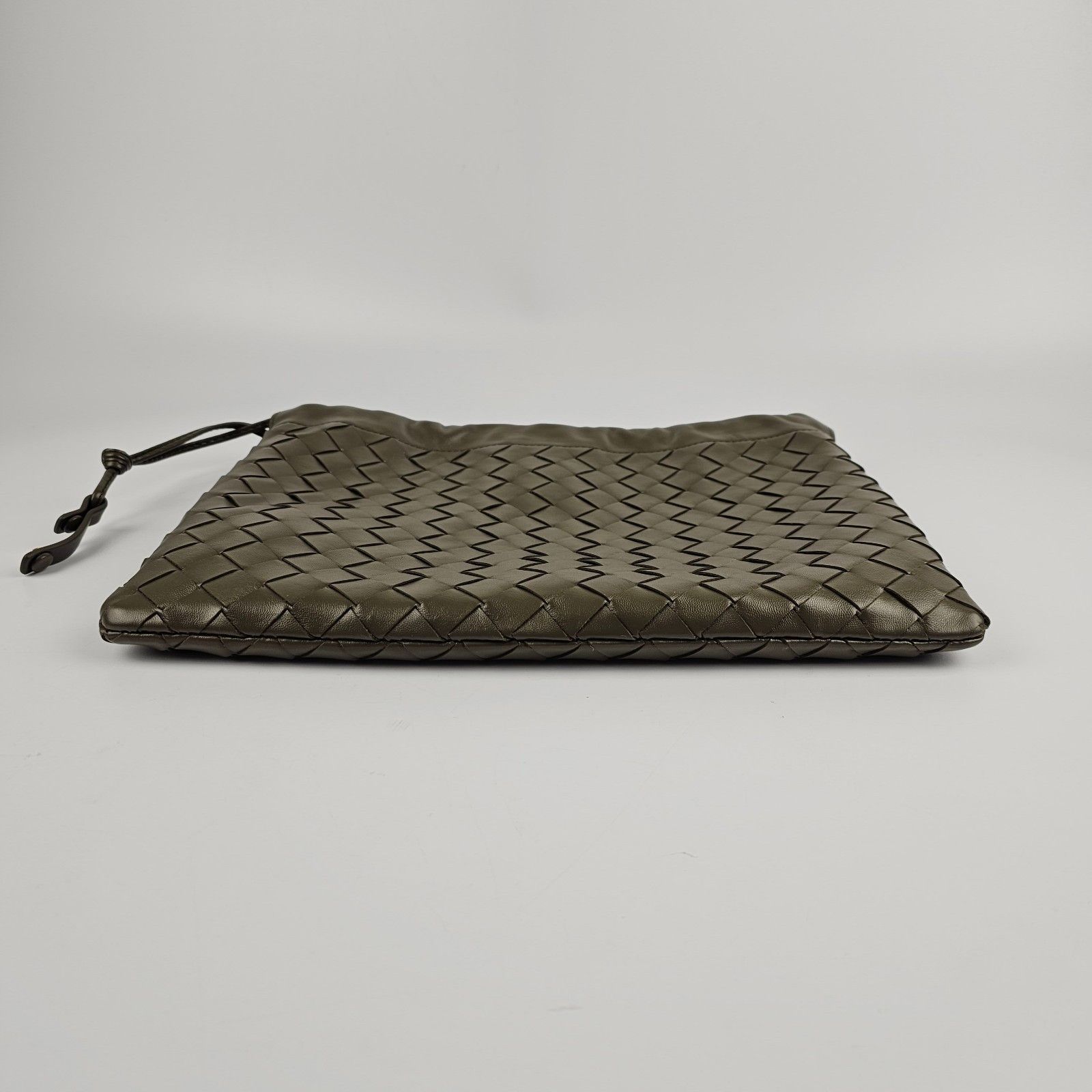 Bottega Veneta BOTTEGA VENETA Dustbag Medium $2600 Cypress Intrecciato Leat Size ONE SIZE - 6 Thumbnail