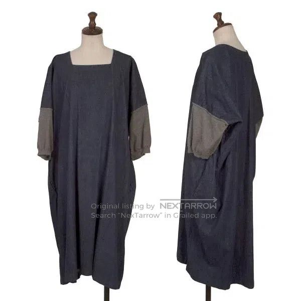 Comme des Garcons Comme Des Garcons Indigo vintage patchwork dress Size XS / US 0-2 / IT 36-38 - 1 Thumbnail