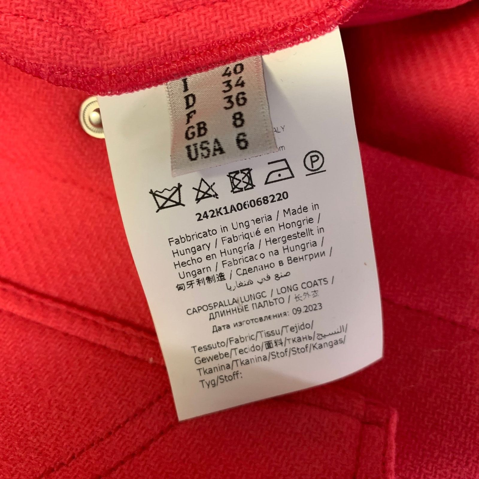 Moschino MOSCHINO JEANS Size 6 Pink Wool Polyamide Snaps Shirt Size M / US 6-8 / IT 42-44 - 5 Thumbnail