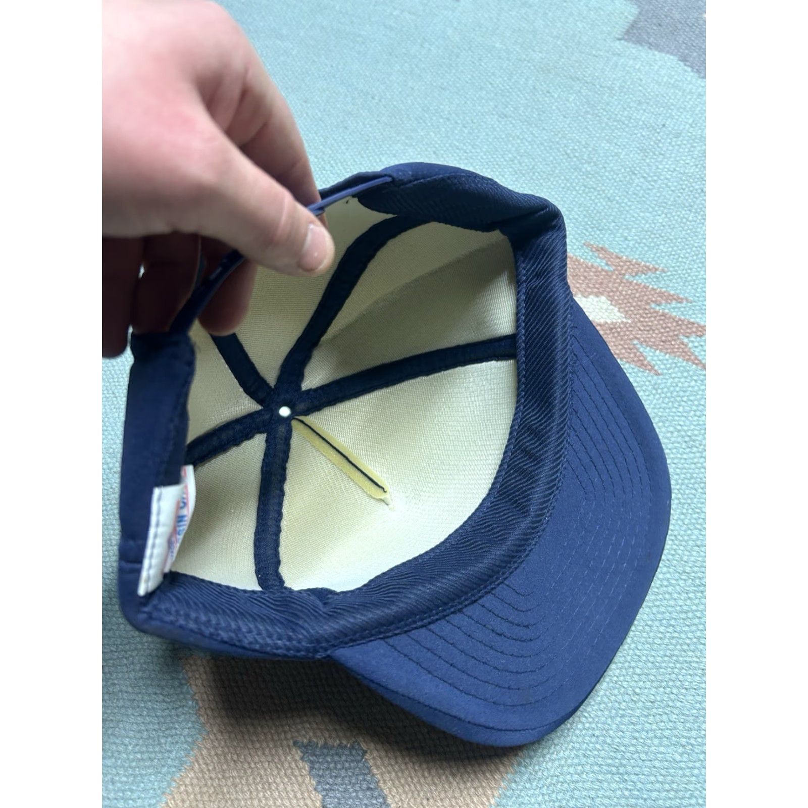 Equipment Vintage Blue Full Foam Adjustable SnapBack Hat Cap HEC User: Vintage Blue Full Foam Adjustable SnapBack Hat Cap HEC Size ONE SIZE - 6 Thumbnail