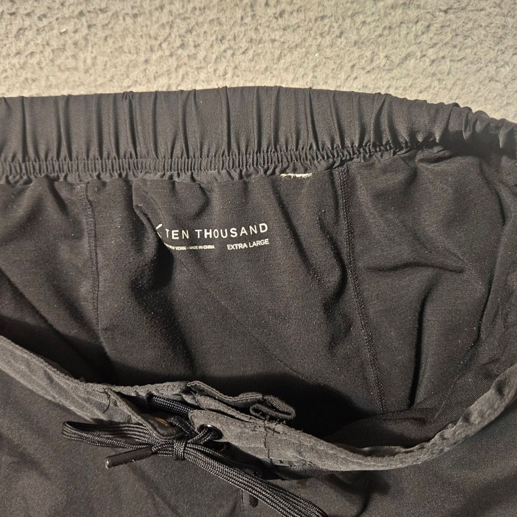 Ten Thousand Ten Thousand Lined Active Shorts Men's Size XL 9" Black Workout Gym Size US 36 / EU 52 - 3 Thumbnail