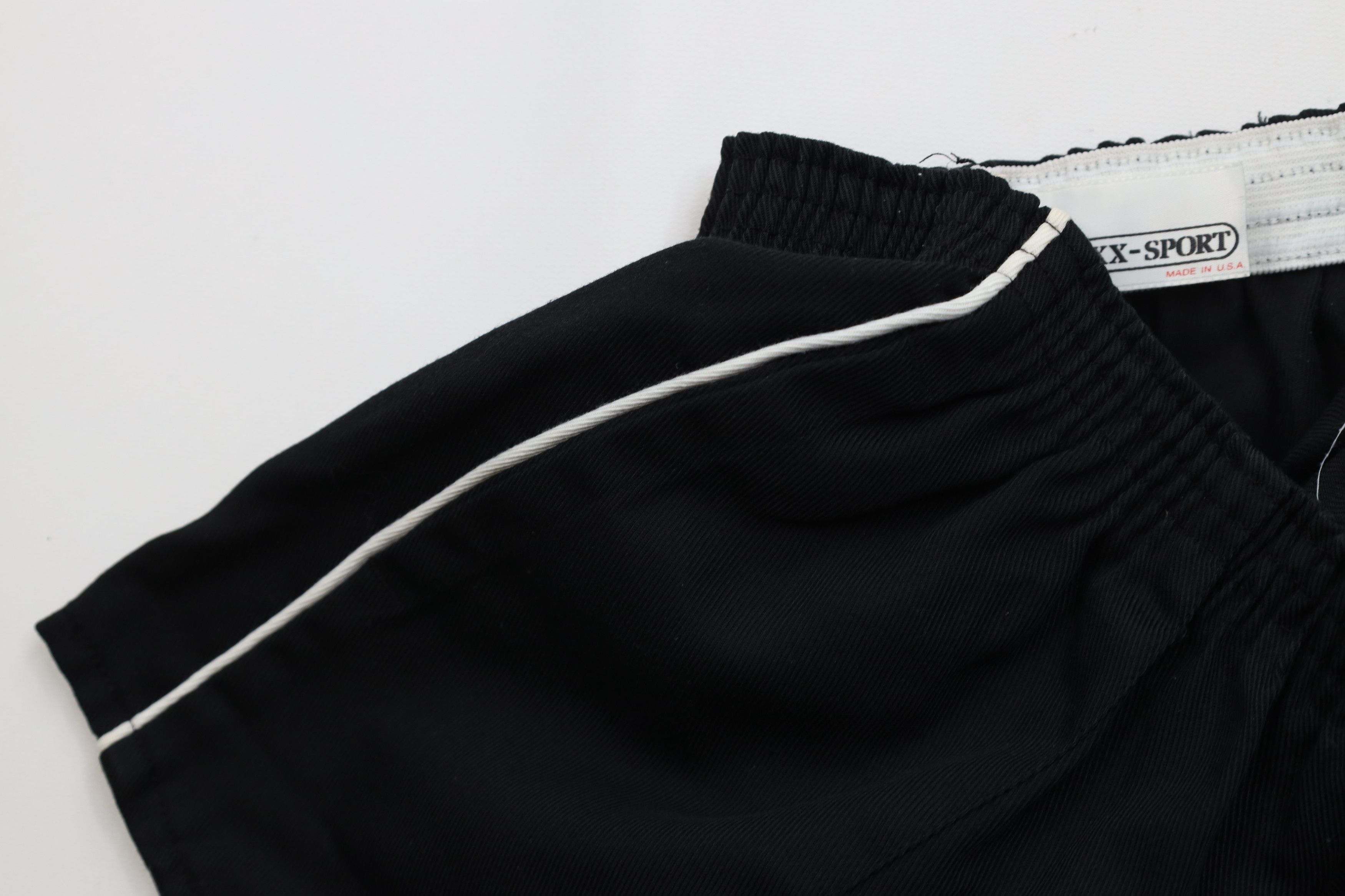 Vintage Vintage 70s Streetwear Jogging Short Shorts Black USA Size 24" / US 00 / IT 34 - 5 Thumbnail
