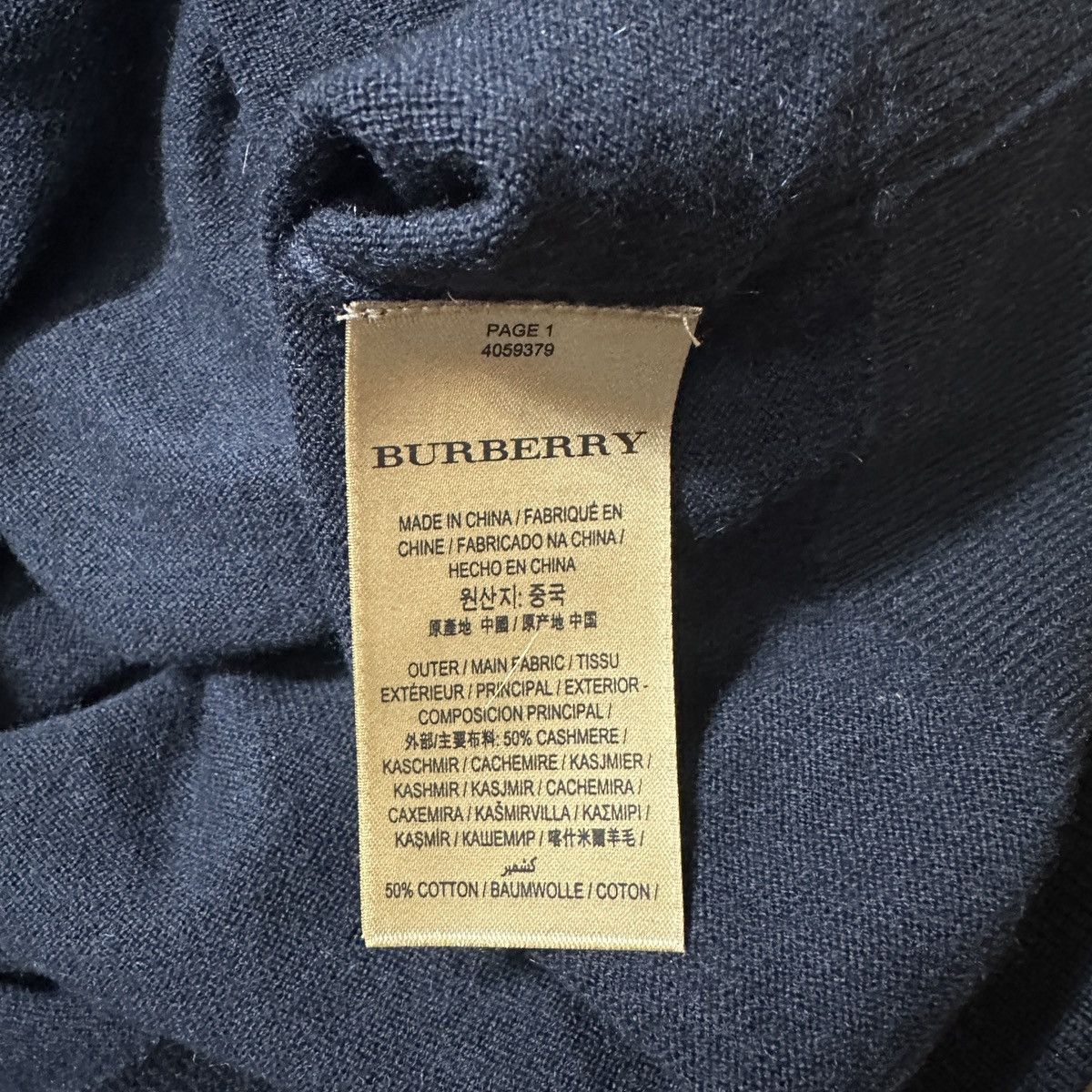 Burberry Burberry cashmere sweater Size US L / EU 52-54 / 3 - 5 Thumbnail