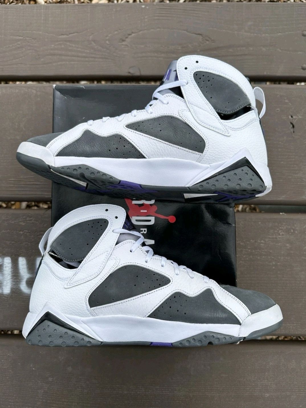 Jordan Brand Nike Air Jordan Retro 7 Flint 2021 CU9307100 Size 12 Men Size US 12 / EU 45 - 4 Thumbnail