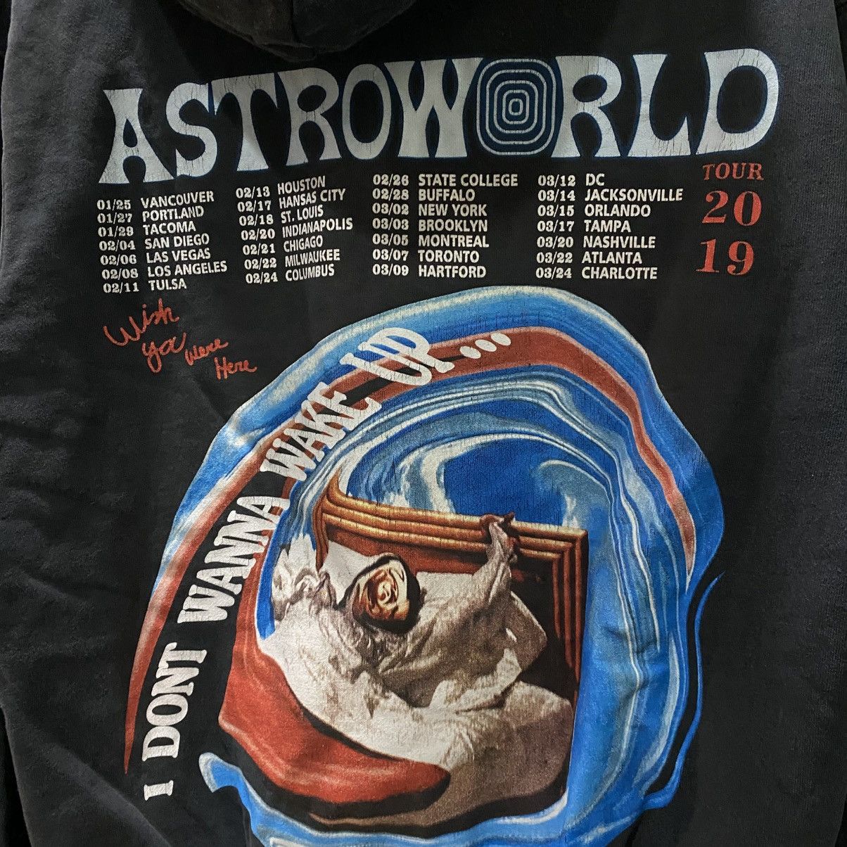 Rap Tees × Travis Scott Travis Scott Astroworld 2019 Tour Merch Hoodie Medium Mens Size US M / EU 48-50 / 2 - 5 Thumbnail