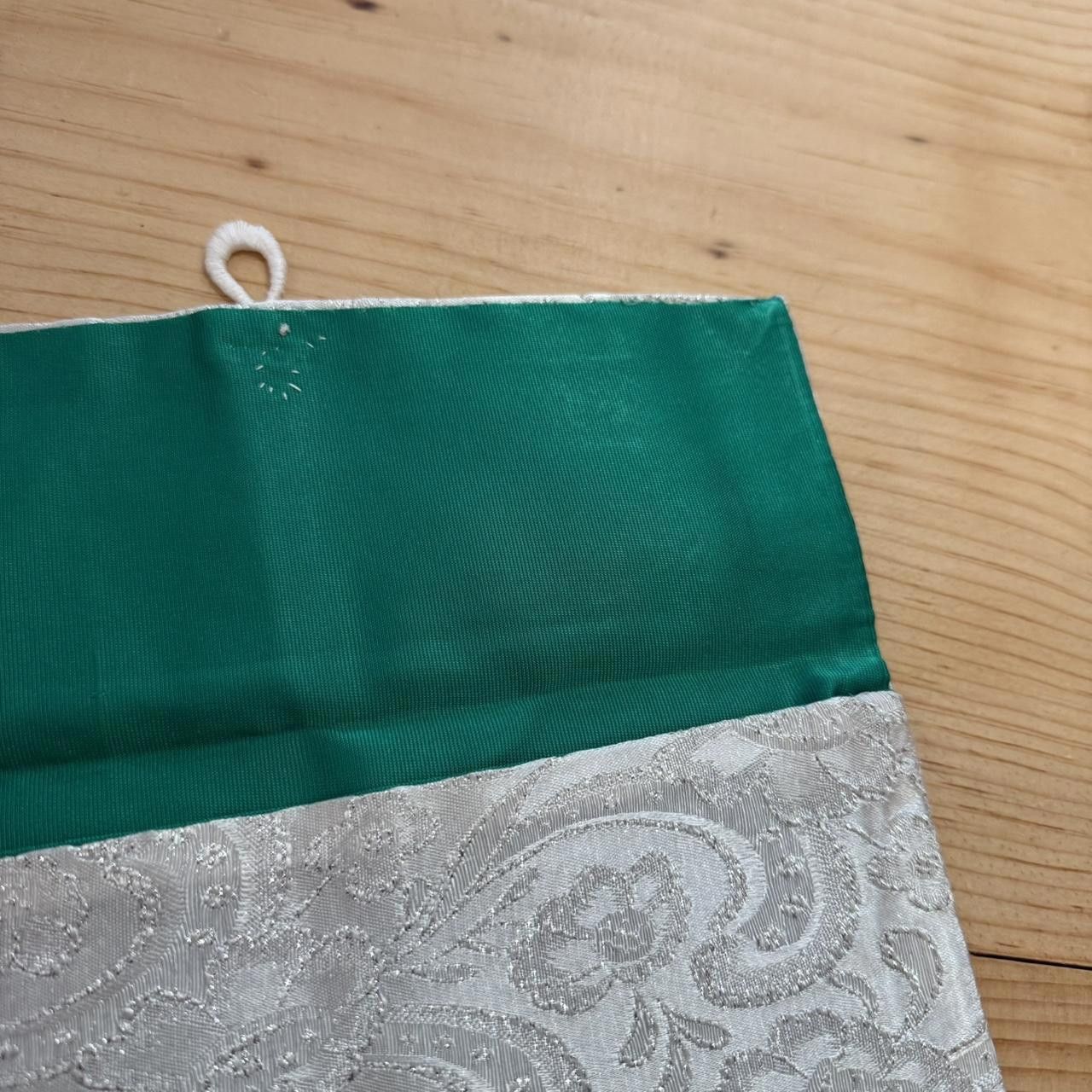 Designer Vintage Silver Envelope Clutch Purse Size ONE SIZE - 3 Thumbnail