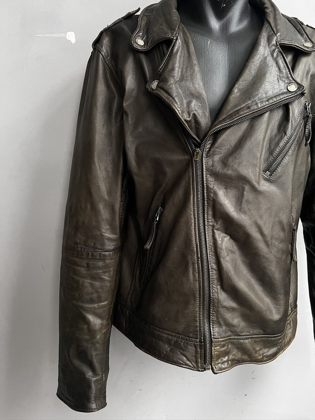 14th Addiction Biker leather moto jacket y2k 14th addition style Size US M / EU 48-50 / 2 - 6 Thumbnail