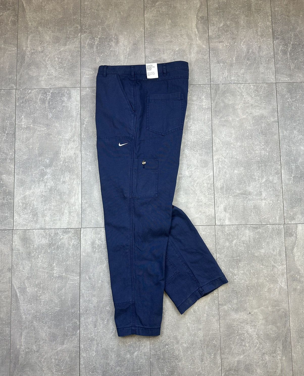 Vintage Nike Double Knee Canvas Utility Carpented Pants Size US 36 / EU 52 - 3 Thumbnail