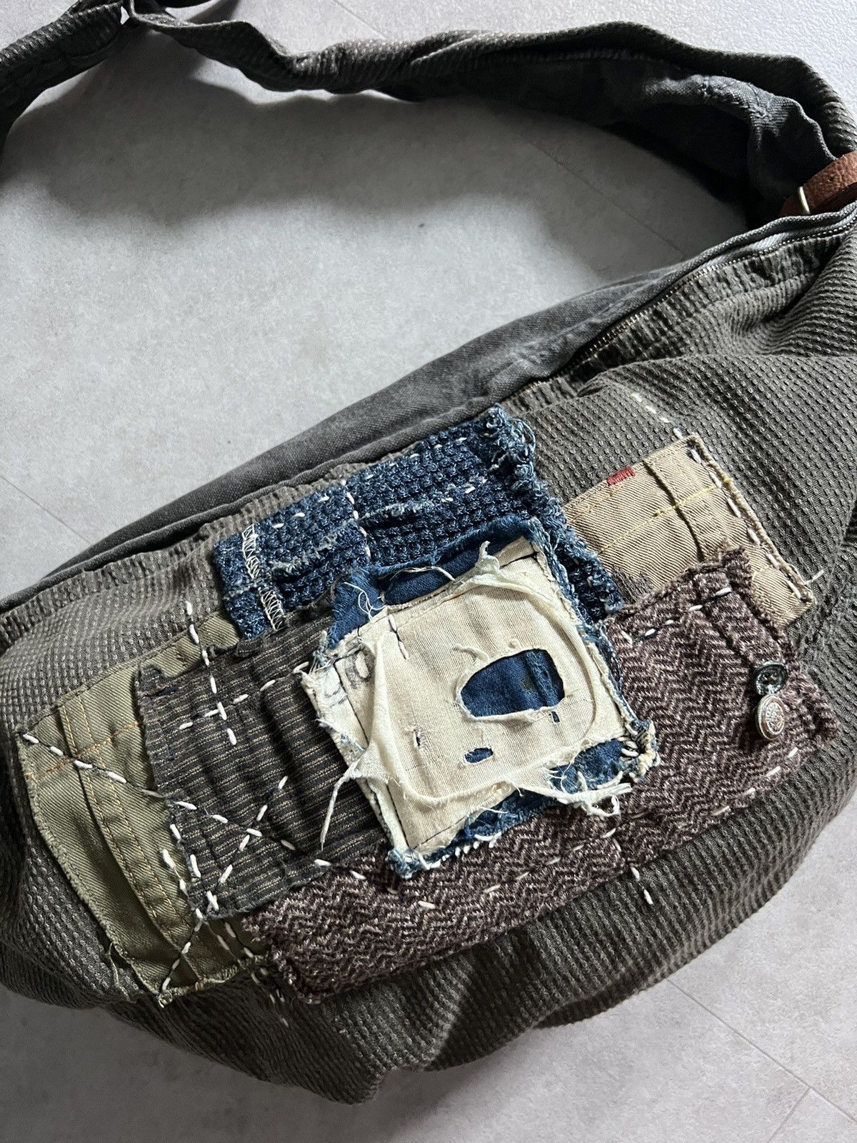 Kapital × Kapital Kountry Century Boro Sashiko Snufkin Bag | Grailed
