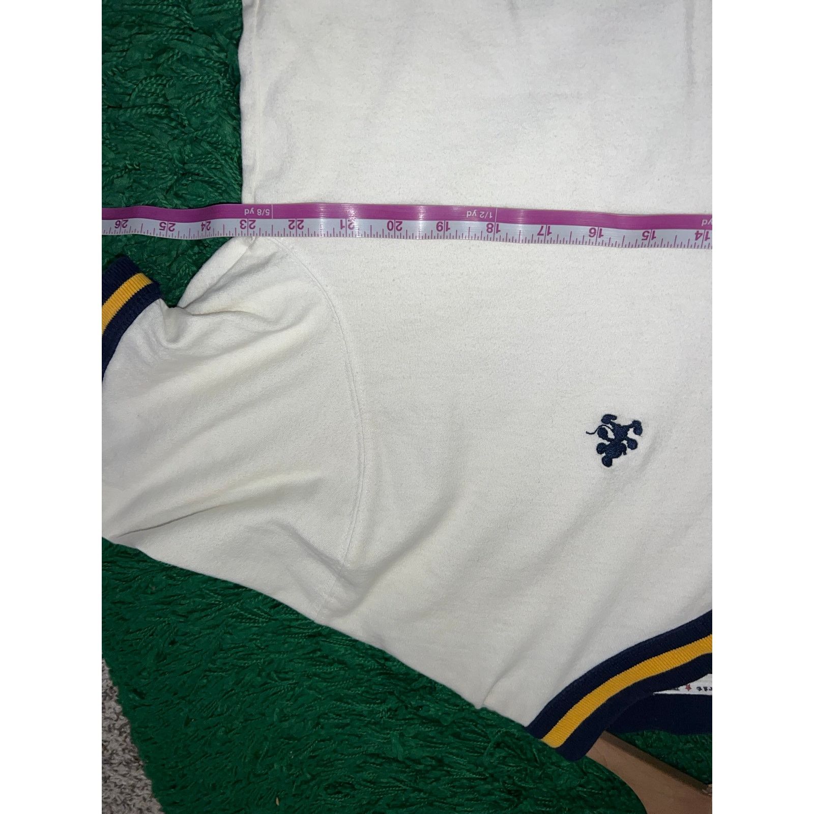 Disney Vintage Mickey Mouse Polo Shirt The Disney Store White VTG L Size US L / EU 52-54 / 3 - 8 Thumbnail