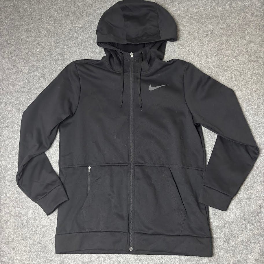 Nike Nike Therma-FIT Black Zip Swoosh Training Hoodie Mens Medium Size US M / EU 48-50 / 2 - 1 Thumbnail