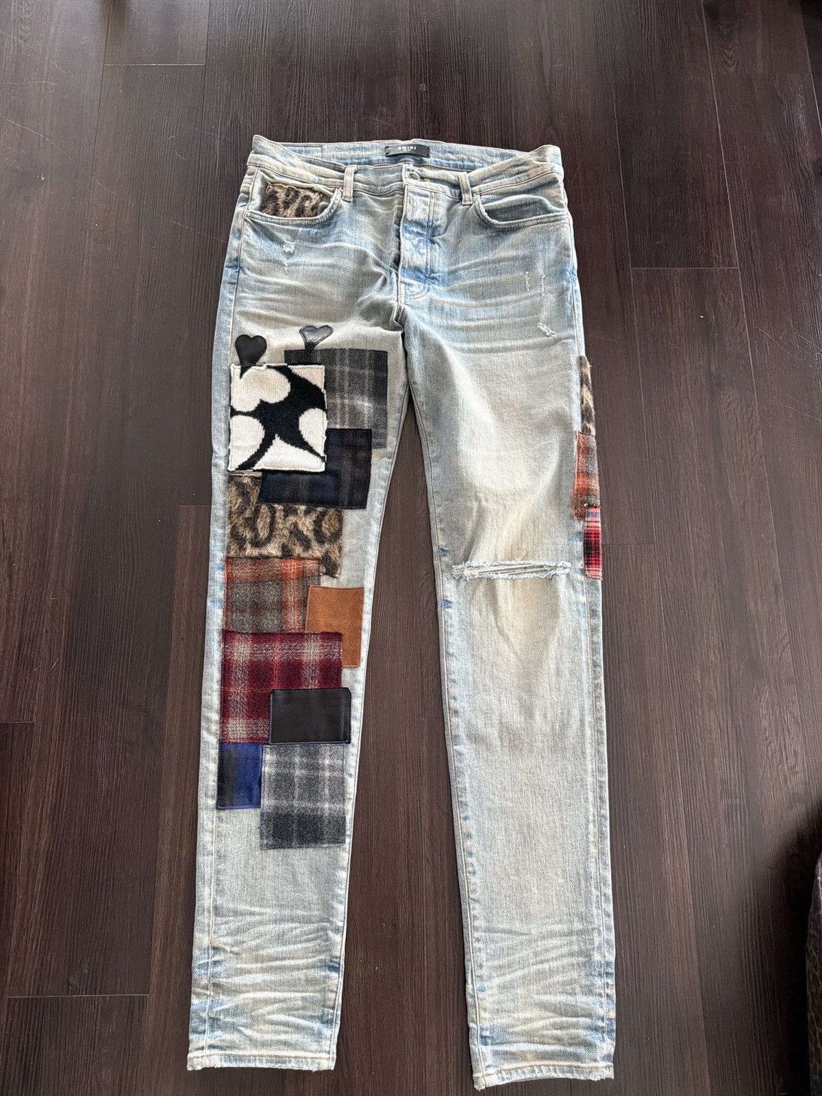 Amiri Amiri Art Patch Denim Size US 34 / EU 50 - 1 Thumbnail