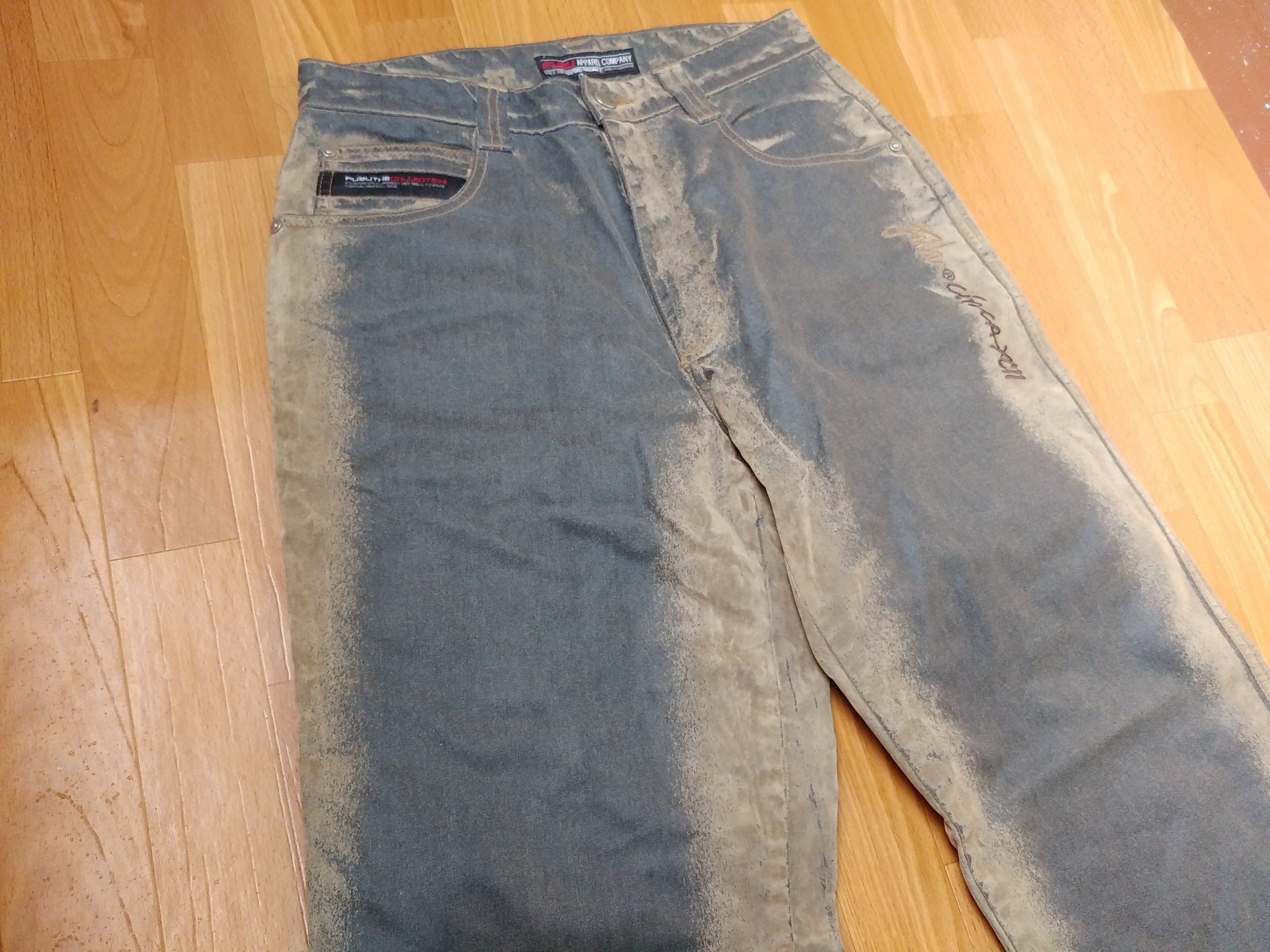 Fubu FUBU jeans, vintage baggy jeans, 90s hip hop skater Y2K 28 Size US 28 / EU 44 - 9 Thumbnail
