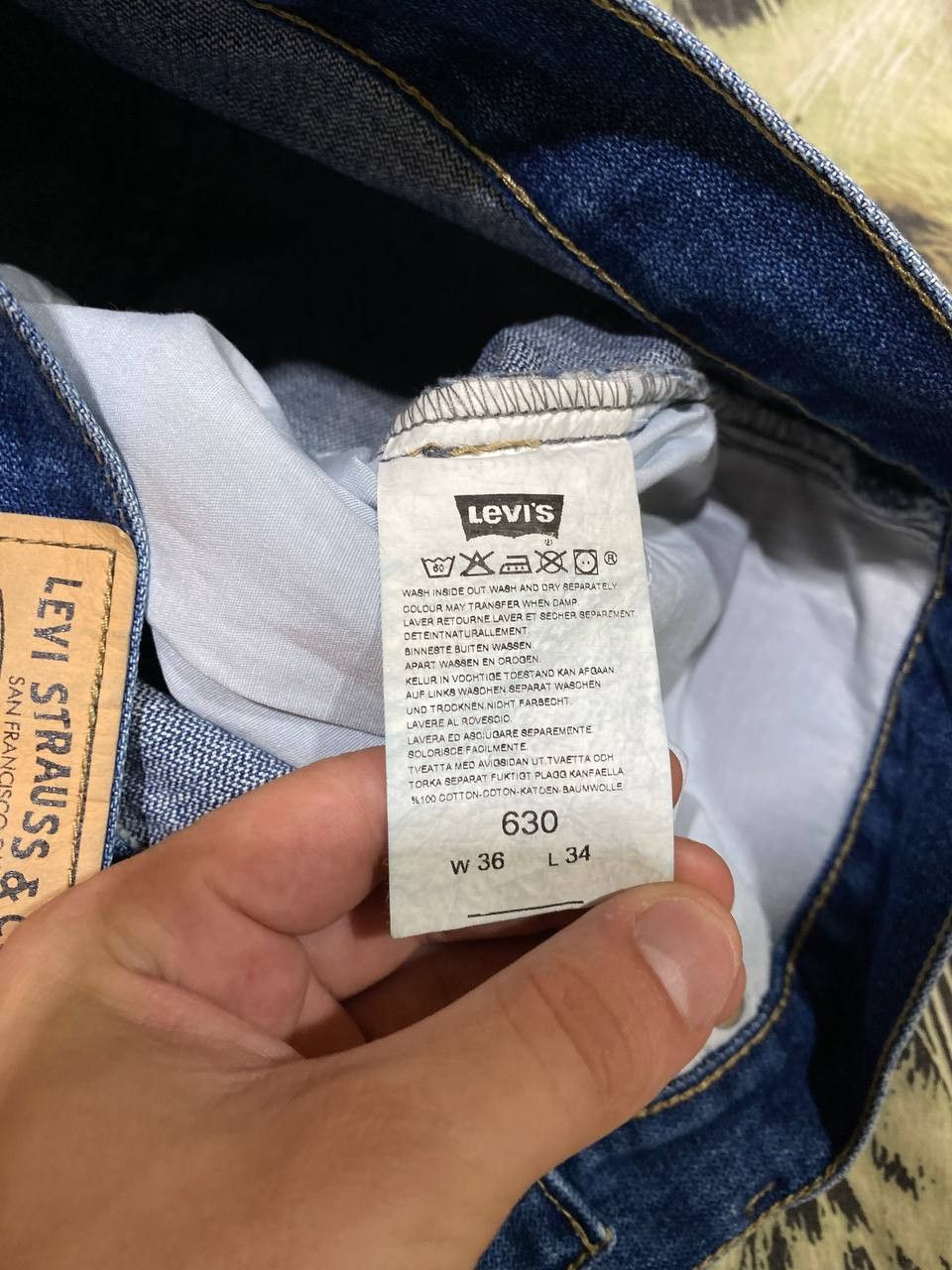 Levi's Vintage Levi's 630 jeans W36 crazy Y2K streetwear Size US 36 / EU 52 - 2 Thumbnail