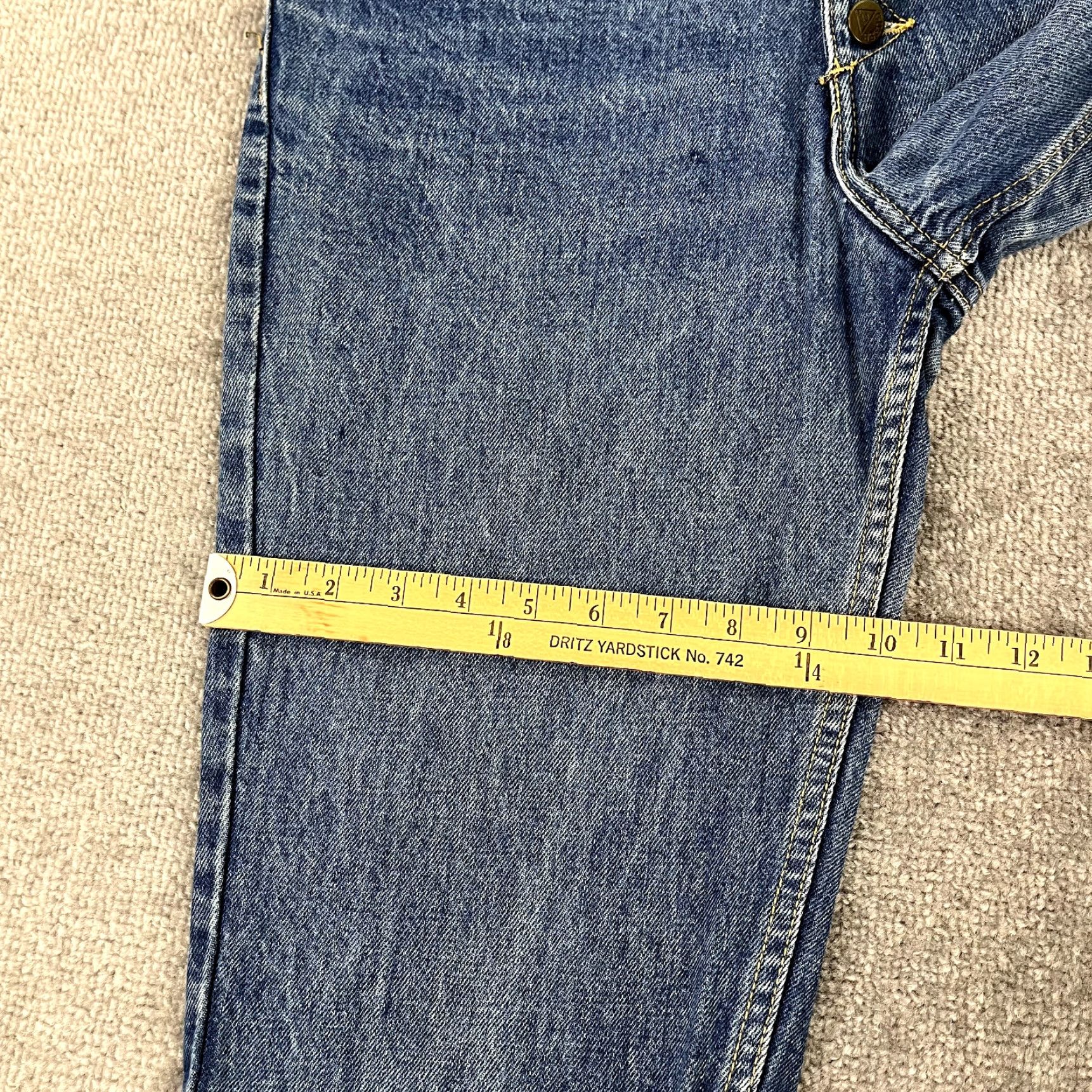 Guess VINTAGE GUESS GEORGES MARCIANO Jeans Womens 28 x 28 Blue Denim Button Fly 90s Size 28" / US 6 / IT 42 - 7 Thumbnail