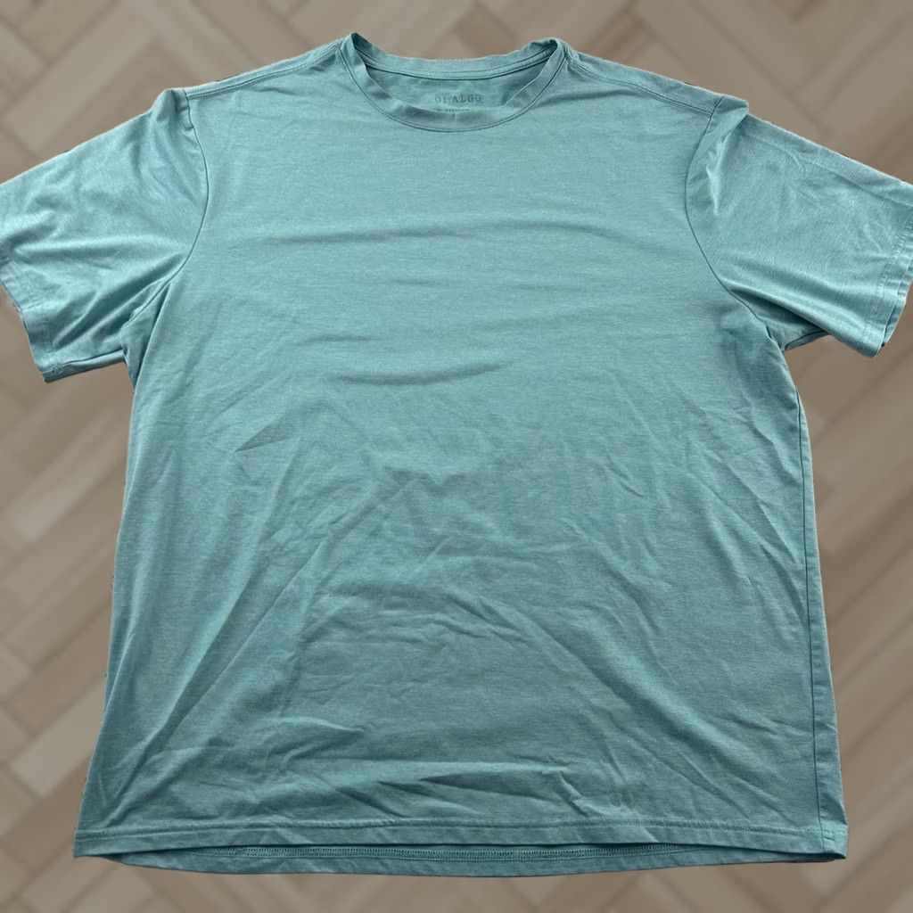 Vintage 01.Algo Performance Short Sleeve T Shirt Men's XL Blue UPF 40 Size US XL / EU 56 / 4 - 1 Thumbnail