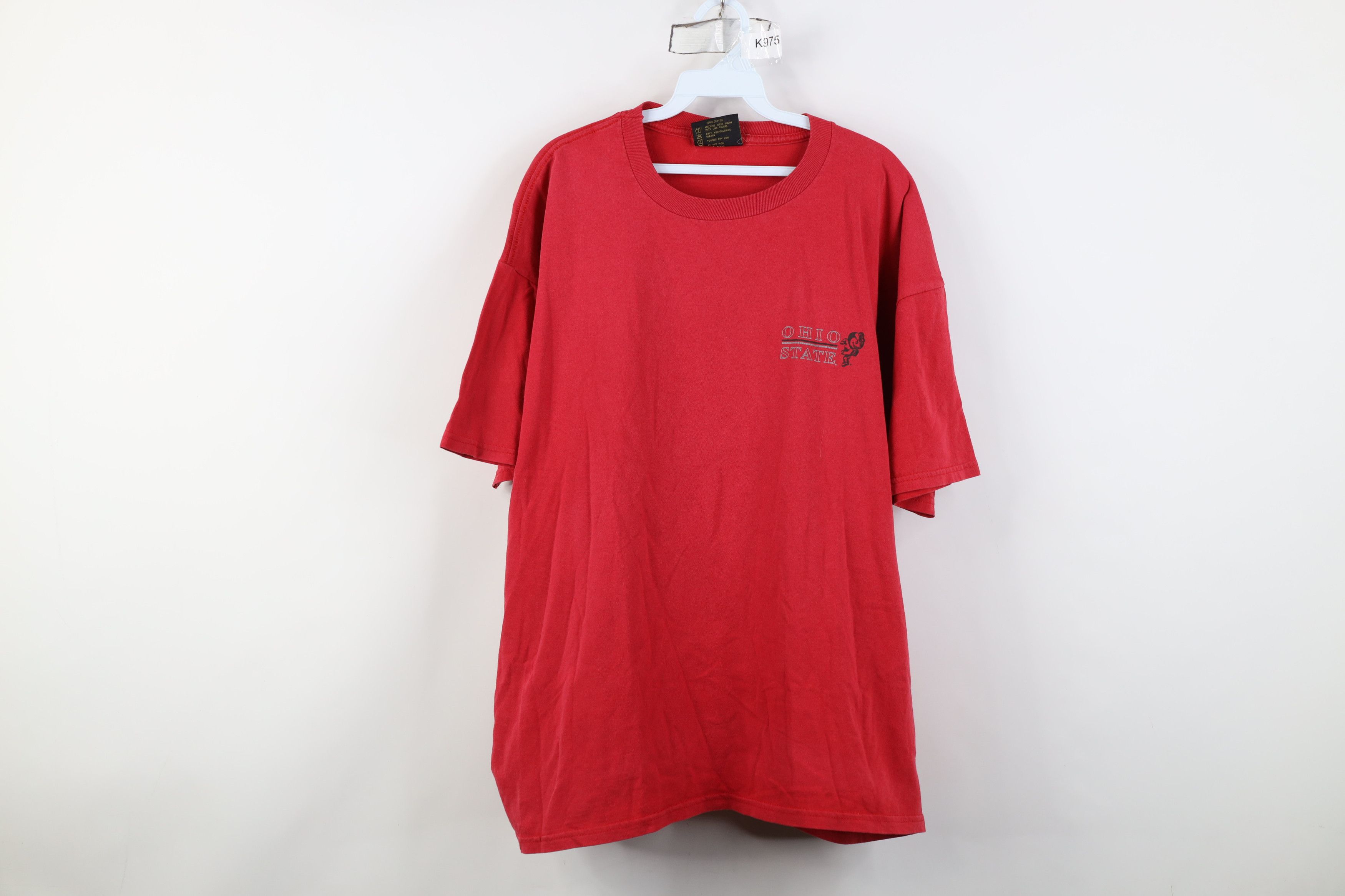 Vintage Vintage 90s Ohio State University Short Sleeve T-Shirt USA Size US XL / EU 56 / 4 - 1 Thumbnail
