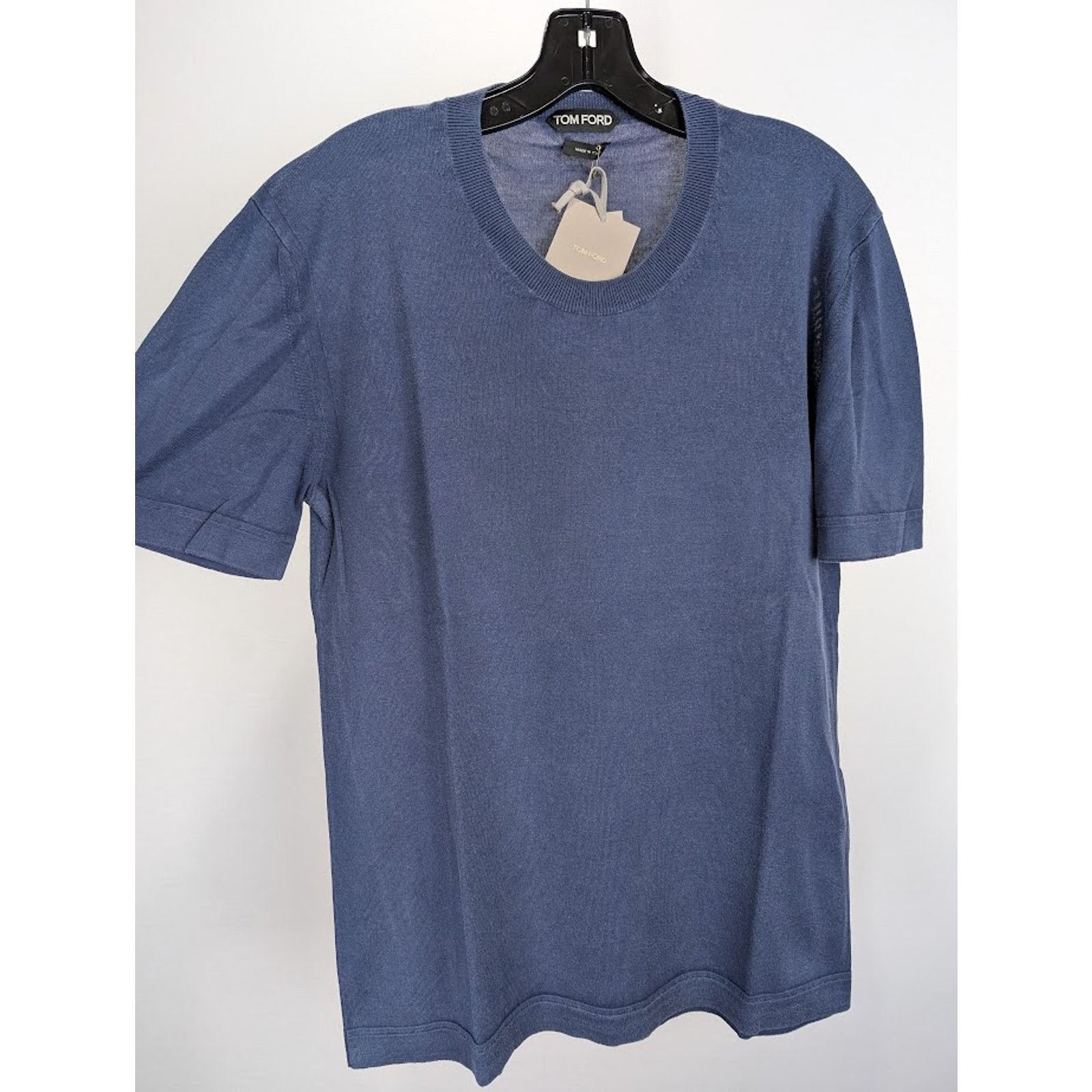 Tom Ford o1rshd1 Short Sleeve T-Shirt in Dark Blue Size US L / EU 52-54 / 3 - 7 Thumbnail