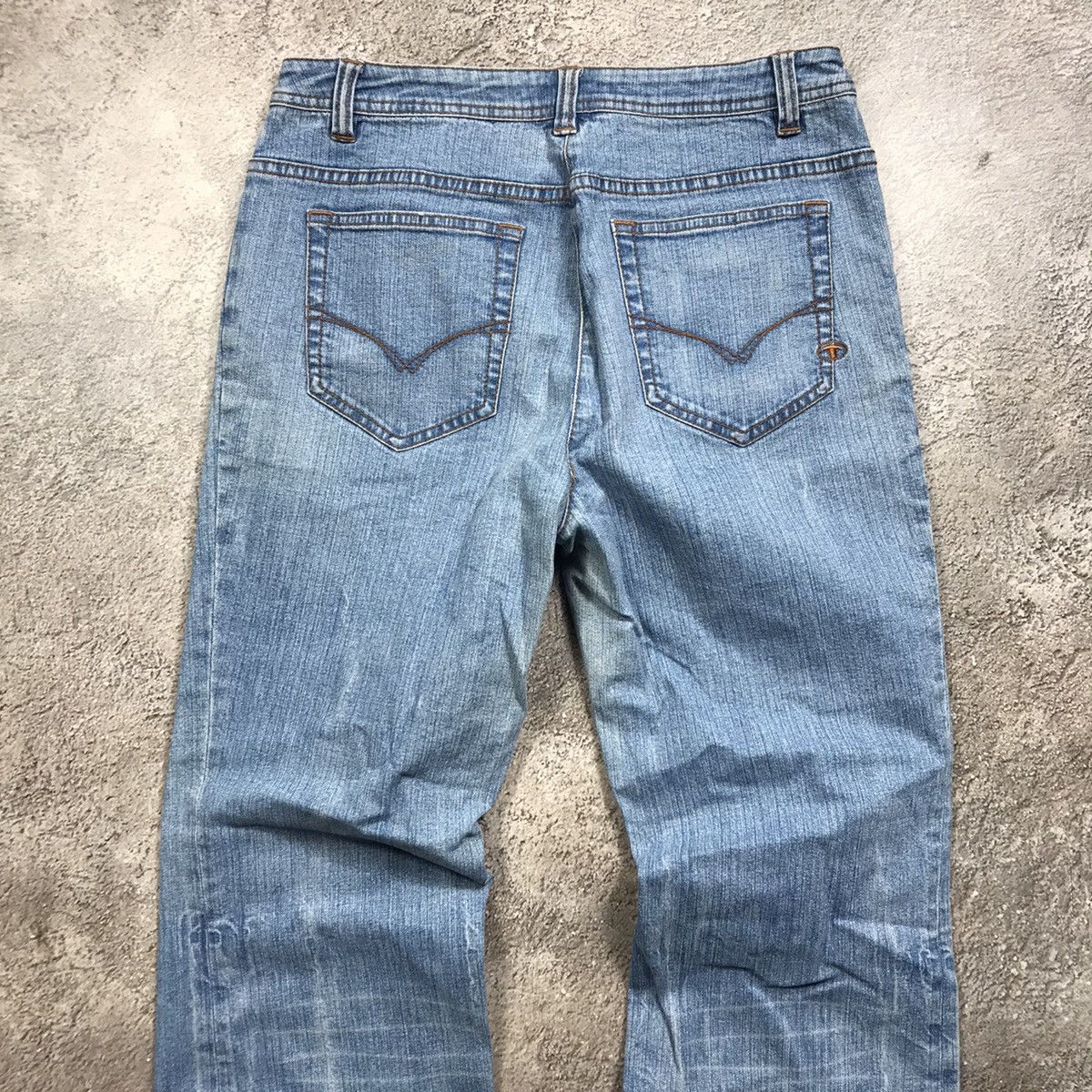 Vintage Vintage 90s Japan Baggy Distressed Thrashed Grunge Jeans 29 Size 29" - 5 Thumbnail