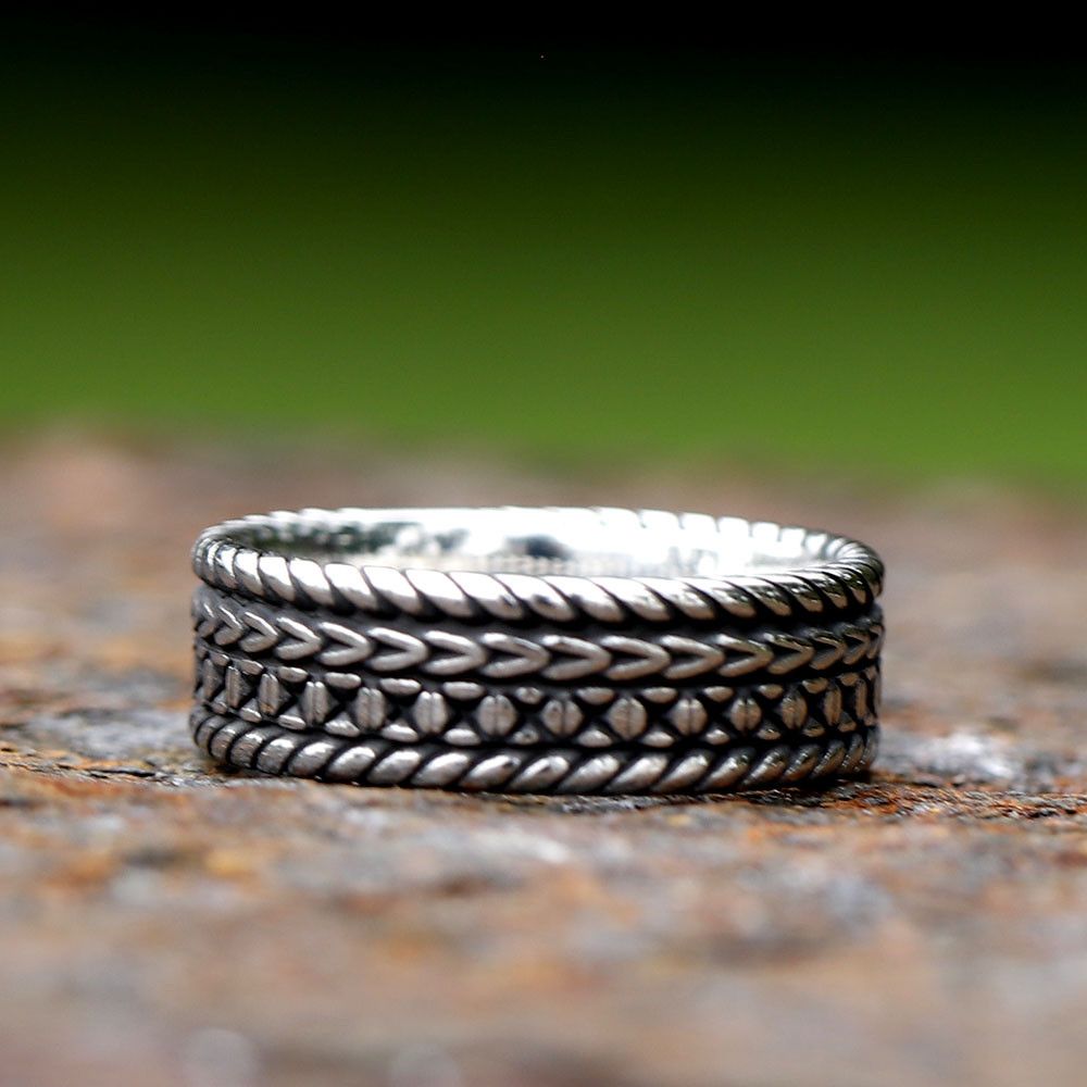 Jewelry SIZE 10 316L Stainless Steel Viking Celtic Knot Ring Size ONE SIZE - 3 Thumbnail